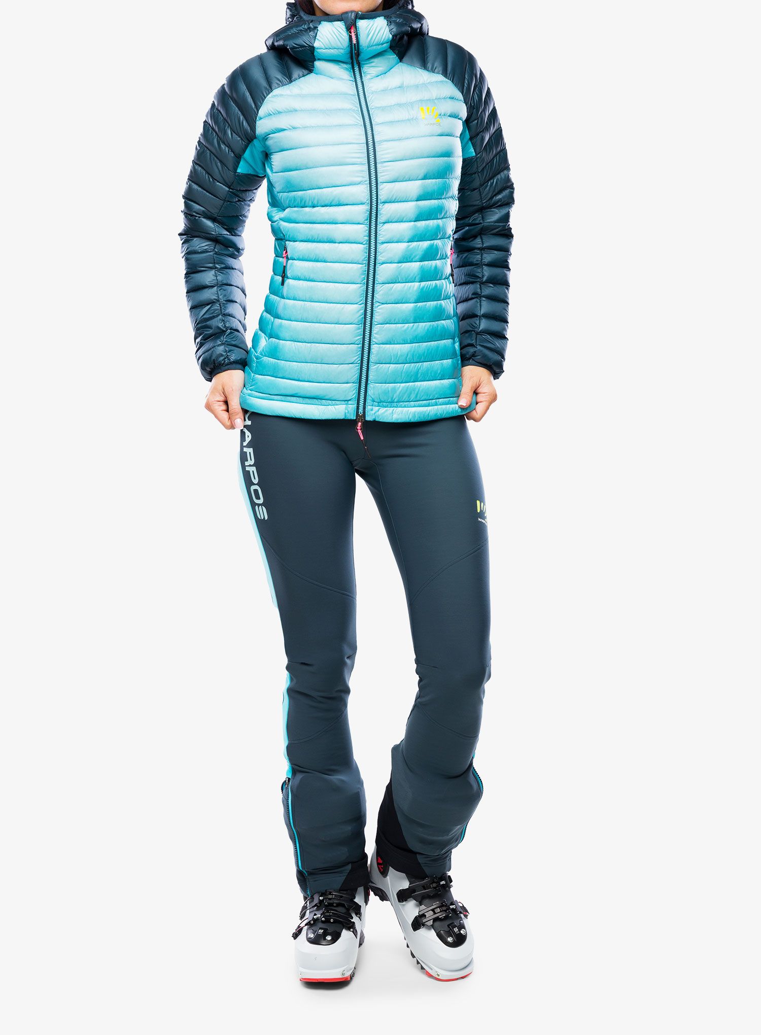 Ženska puhovka Karpos Alagna Down Jacket - blue atoll/midnight