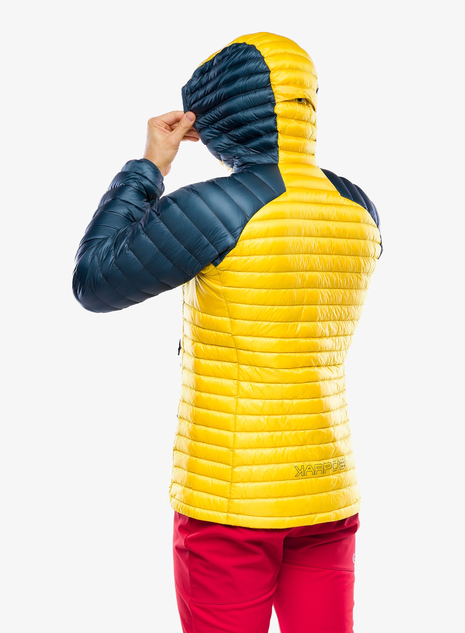 Puhovka Karpos Alagna Down Jacket - sulphur/midnight