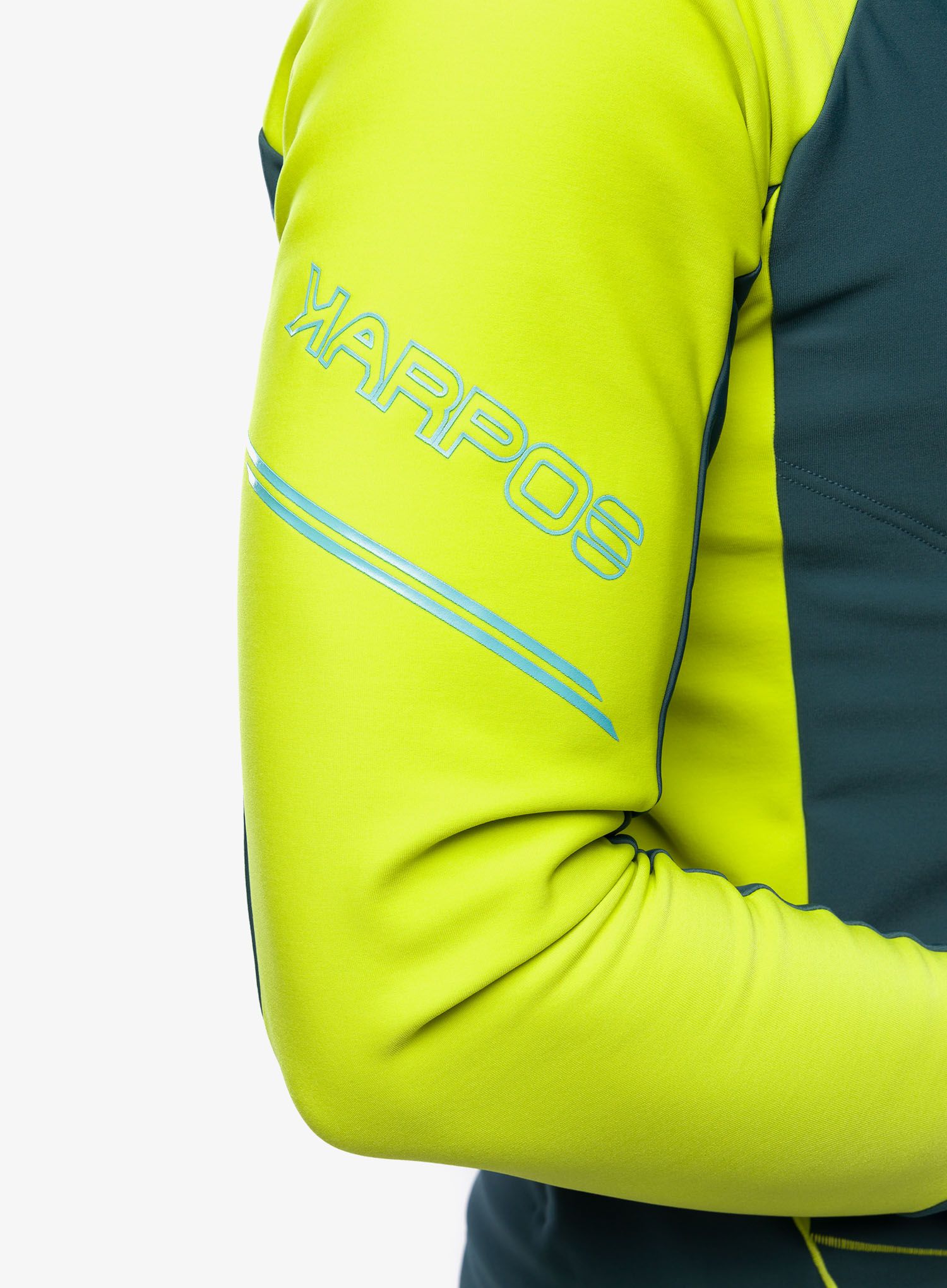 Softshell jakna Karpos Alagna Evo Jacket - forest/kiwi colada