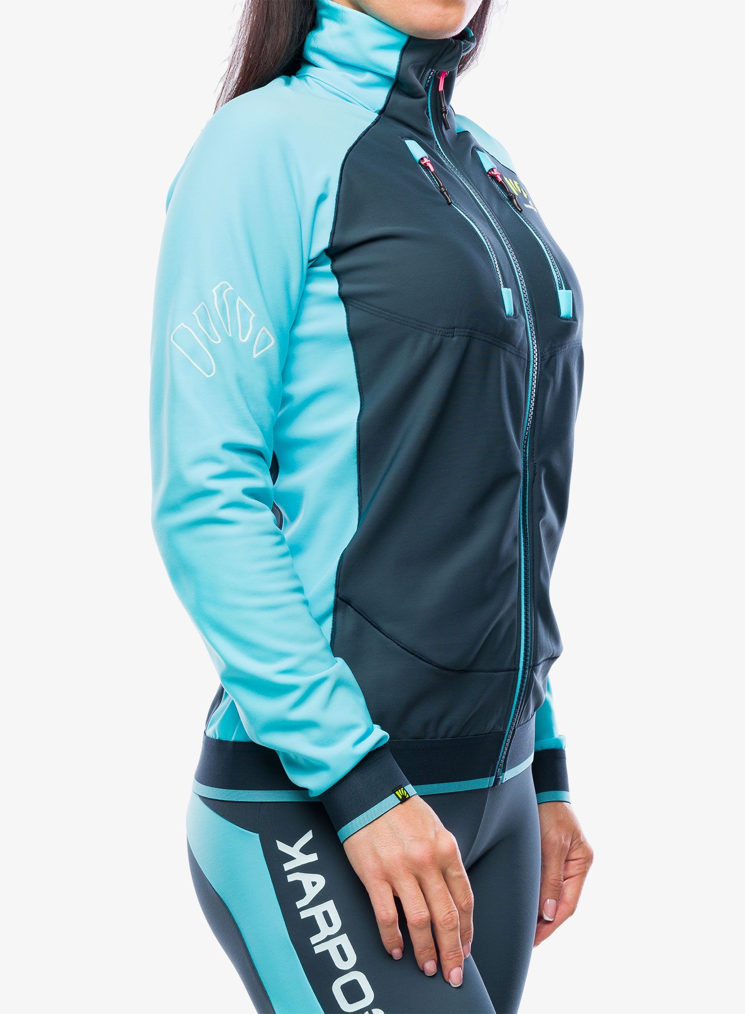 Ženska jakna za turno smučanje Karpos Alagna Evo Jacket - midnight/blue atoll