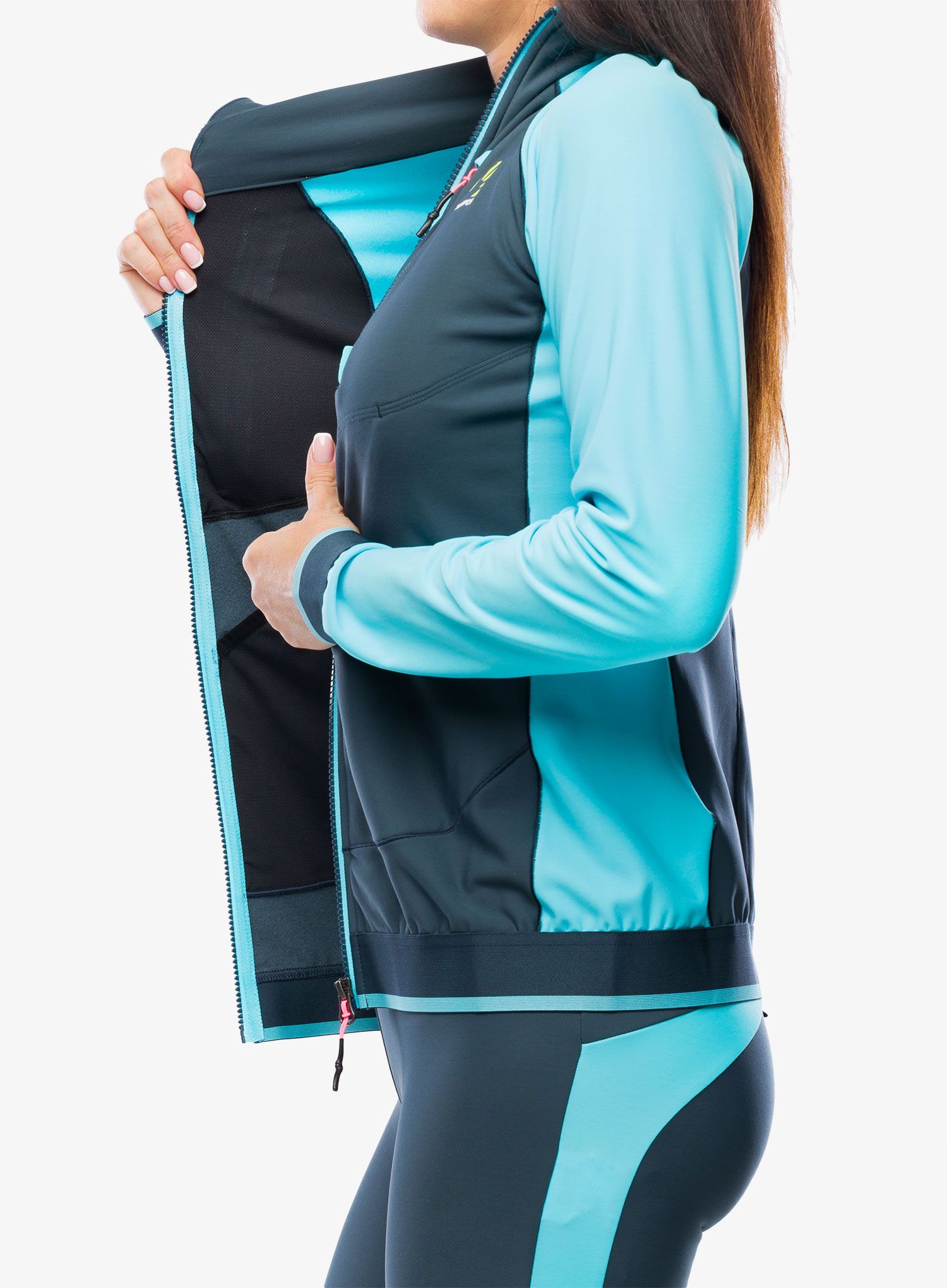 Ženska jakna za turno smučanje Karpos Alagna Evo Jacket - midnight/blue atoll