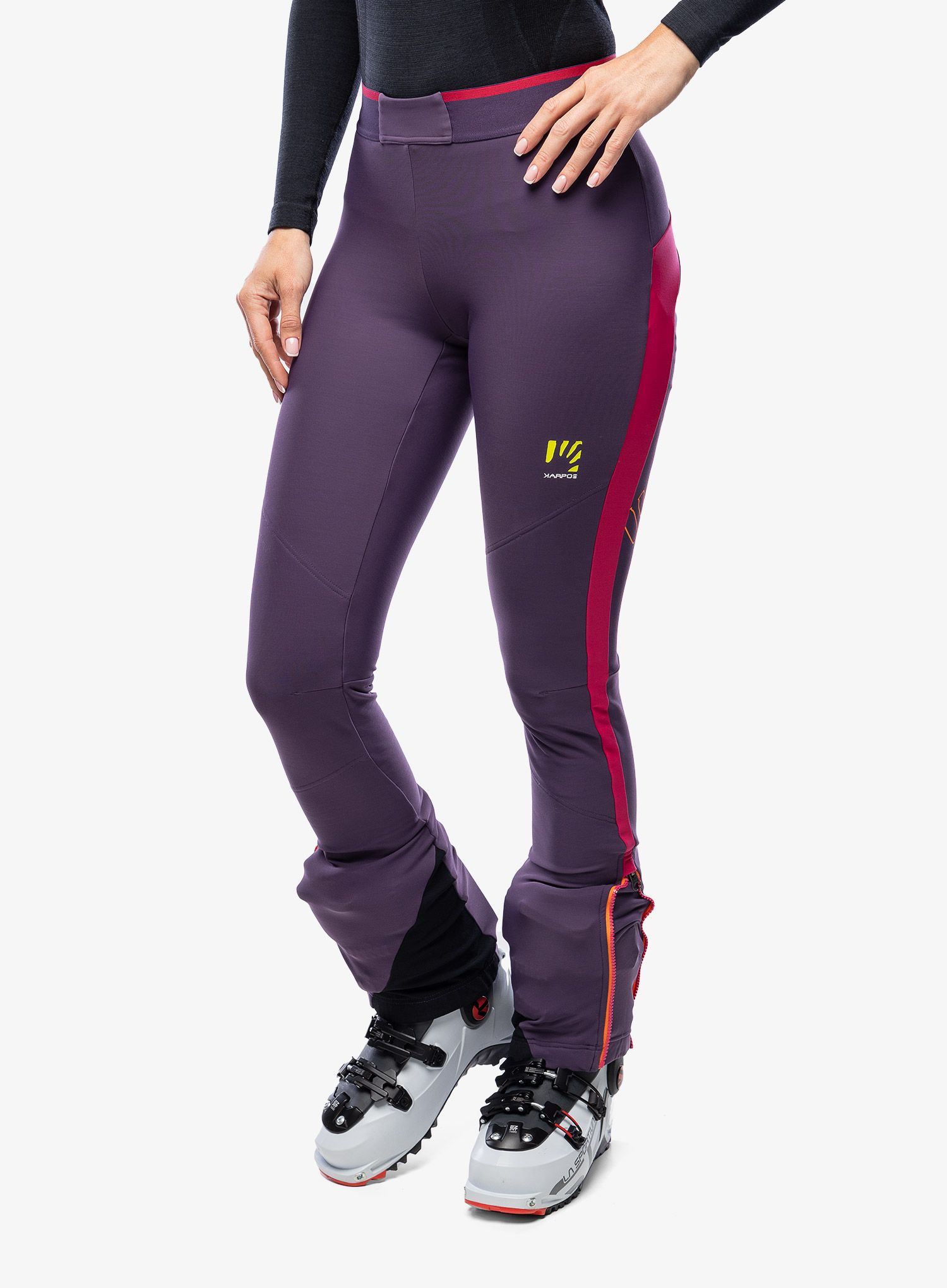 Ženske hlače za turno smučanje Karpos Alagna Evo Pant - grape/granita