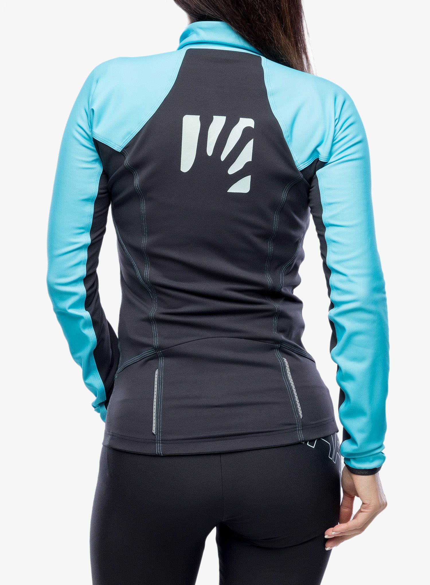 Ženska softshell jakna Karpos Alagna Lite Jacket - blue atoll/black
