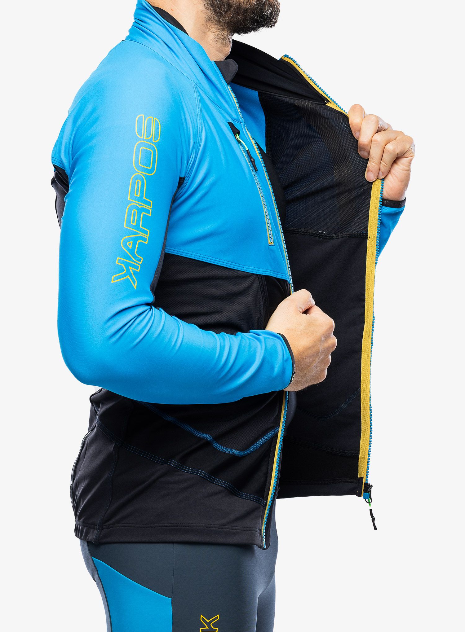 Softshell jakna Karpos Alagna Lite Jacket - diva blue/black