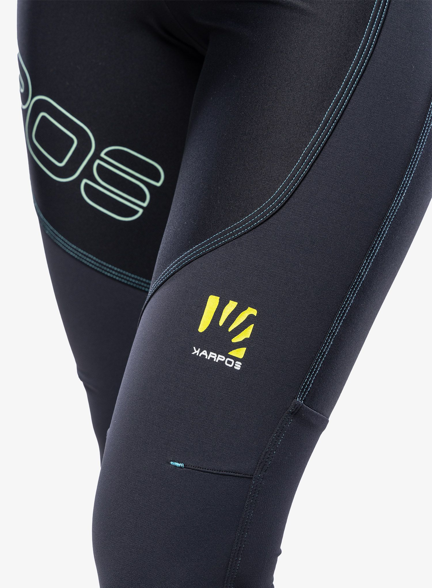 Ženske hlače za turno smučanje Karpos Alagna Lite Pant - black/blue atoll
