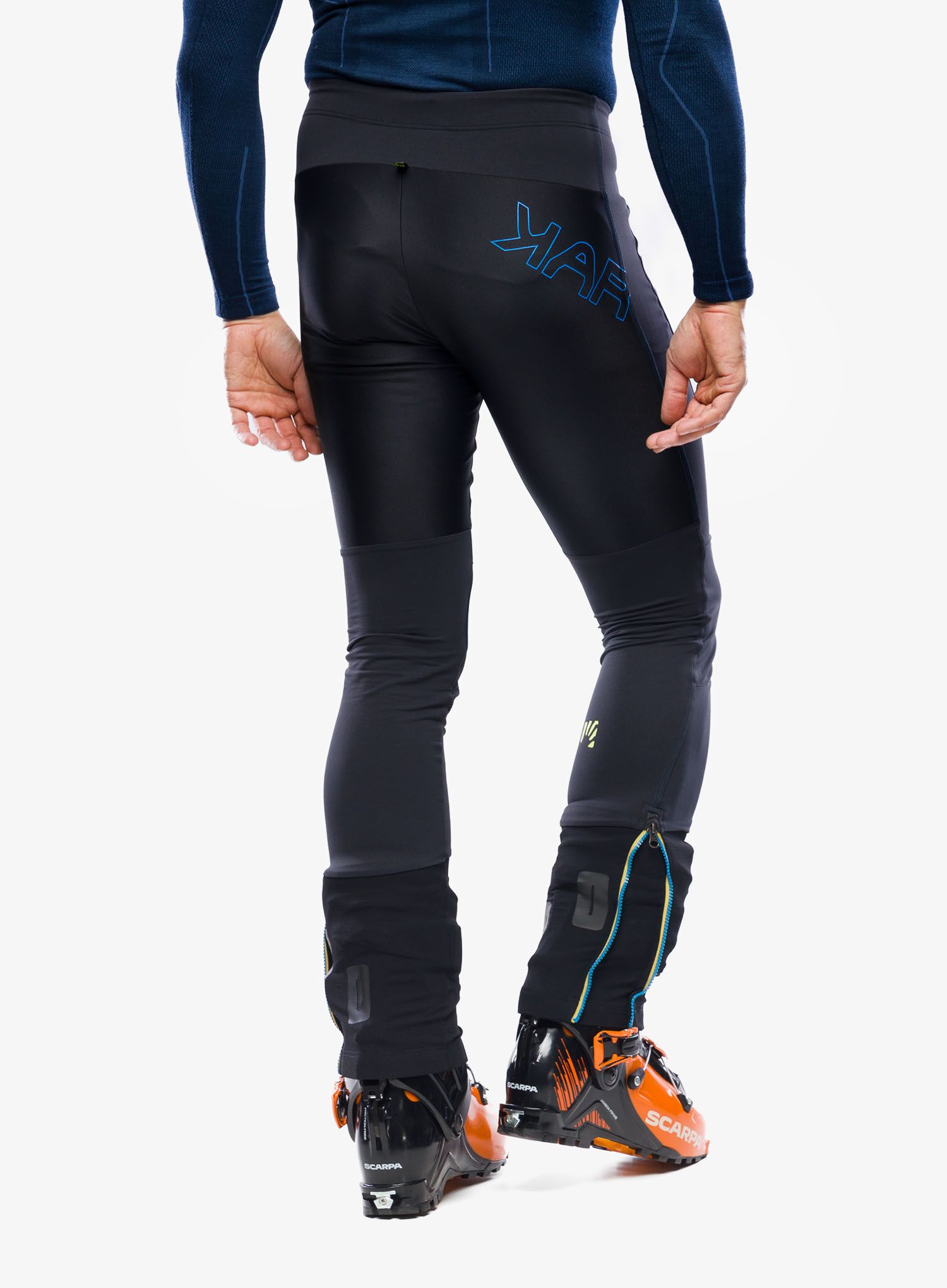 Hlače za turno smučanje Karpos Alagna Lite Pant - black/diva blue