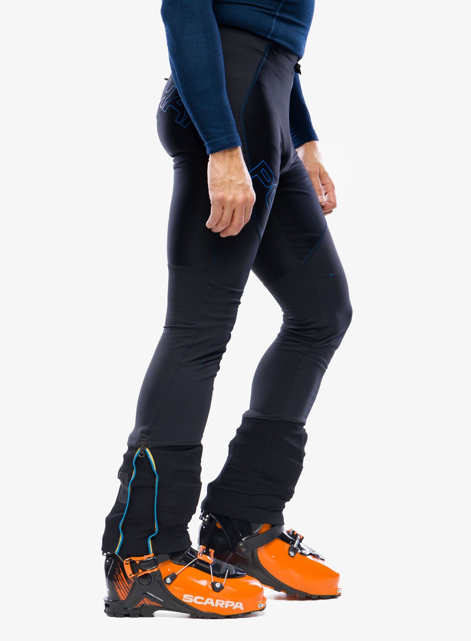 Hlače za turno smučanje Karpos Alagna Lite Pant - black/diva blue