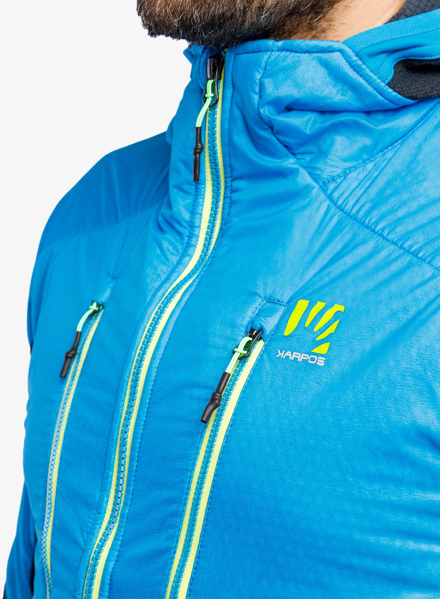 Moška smučarska jakna Karpos Alagna Plus Evo Jacket - blue jewel/black