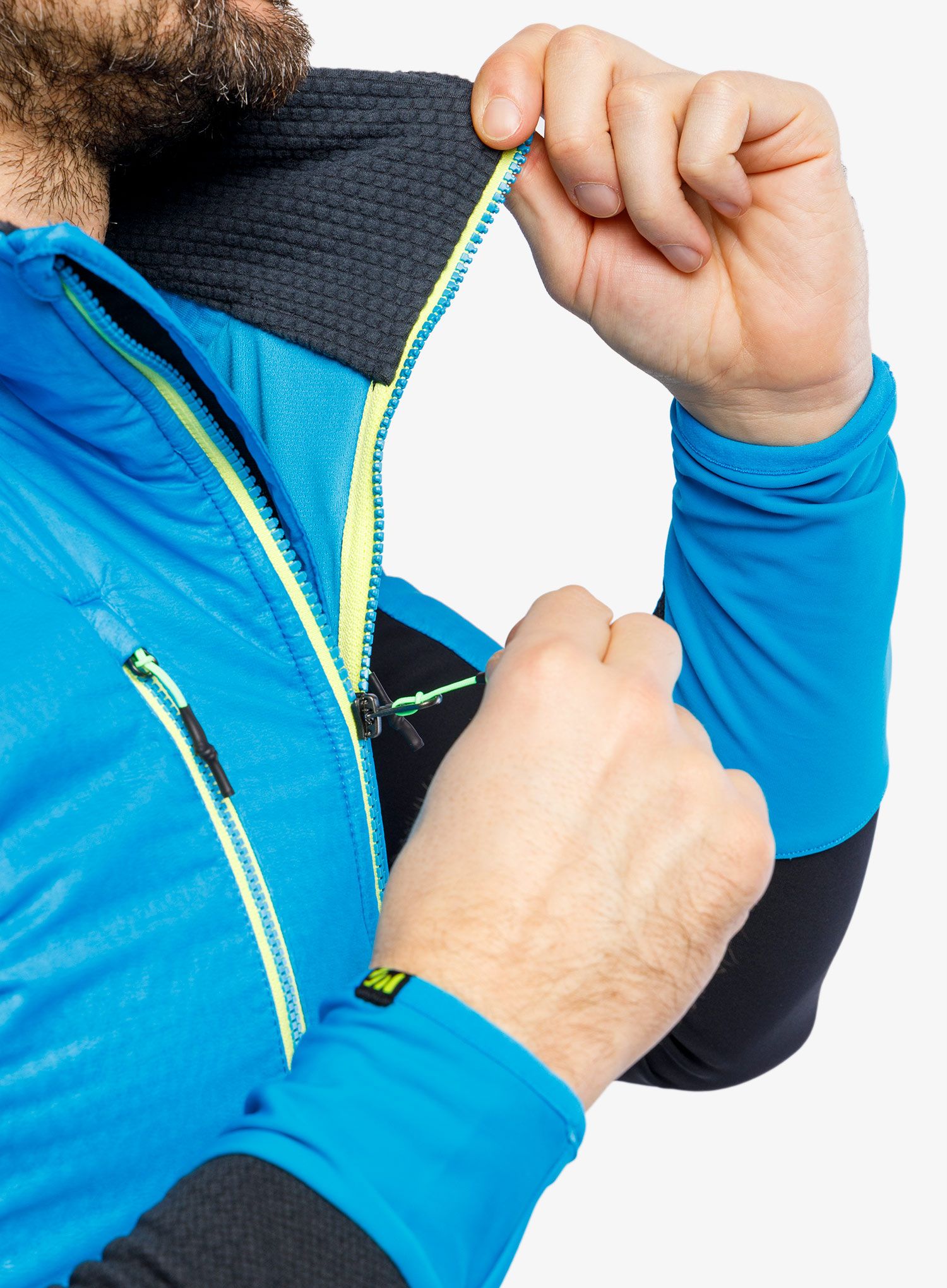 Moška smučarska jakna Karpos Alagna Plus Evo Jacket - blue jewel/black