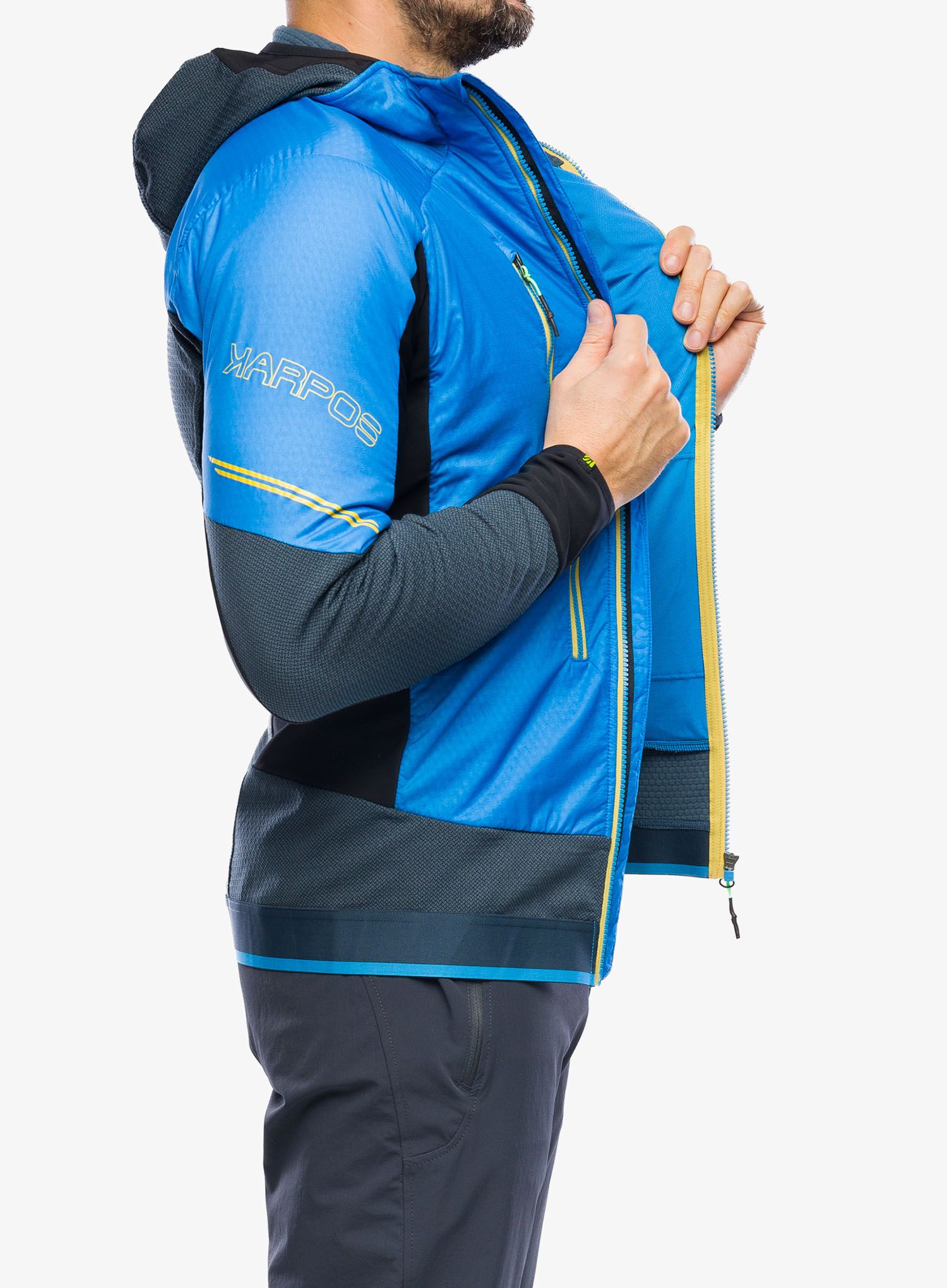 Jakna za turno smučanje Karpos Alagna Plus Evo Jacket - diva blue/midnight