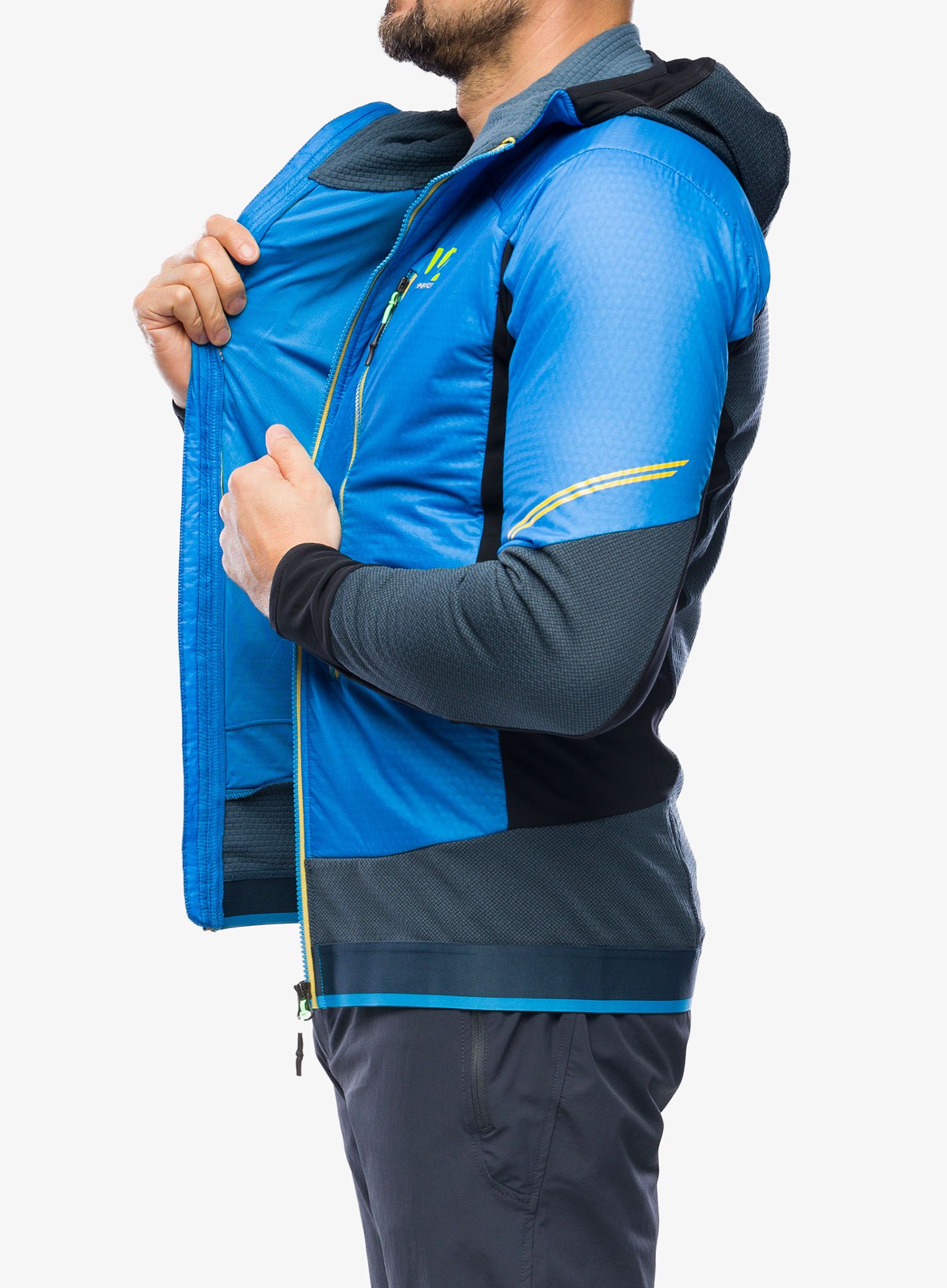 Jakna za turno smučanje Karpos Alagna Plus Evo Jacket - diva blue/midnight