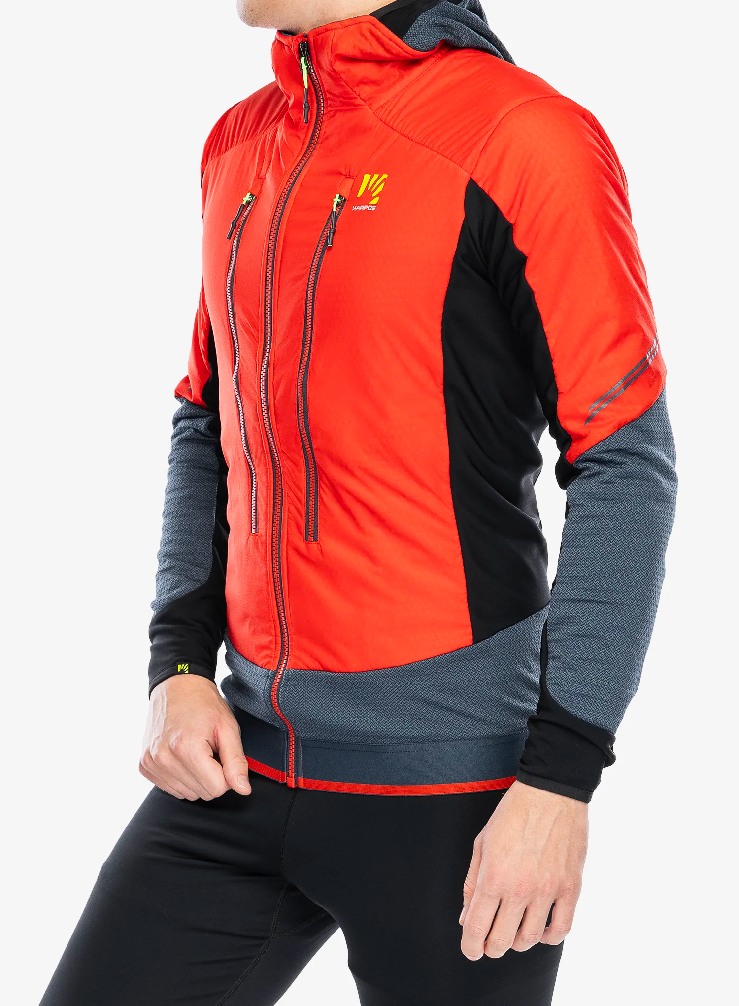 Jakna za turno smučanje Karpos Alagna Plus Evo Jacket - fiery red/midnight