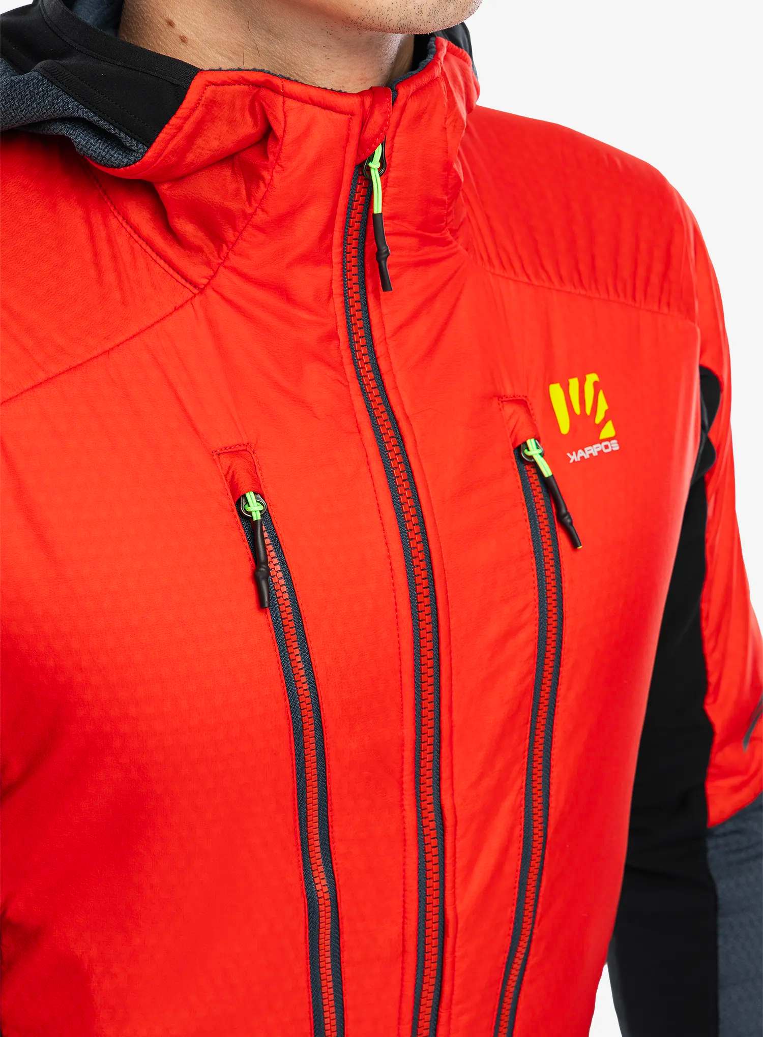 Jakna za turno smučanje Karpos Alagna Plus Evo Jacket - fiery red/midnight
