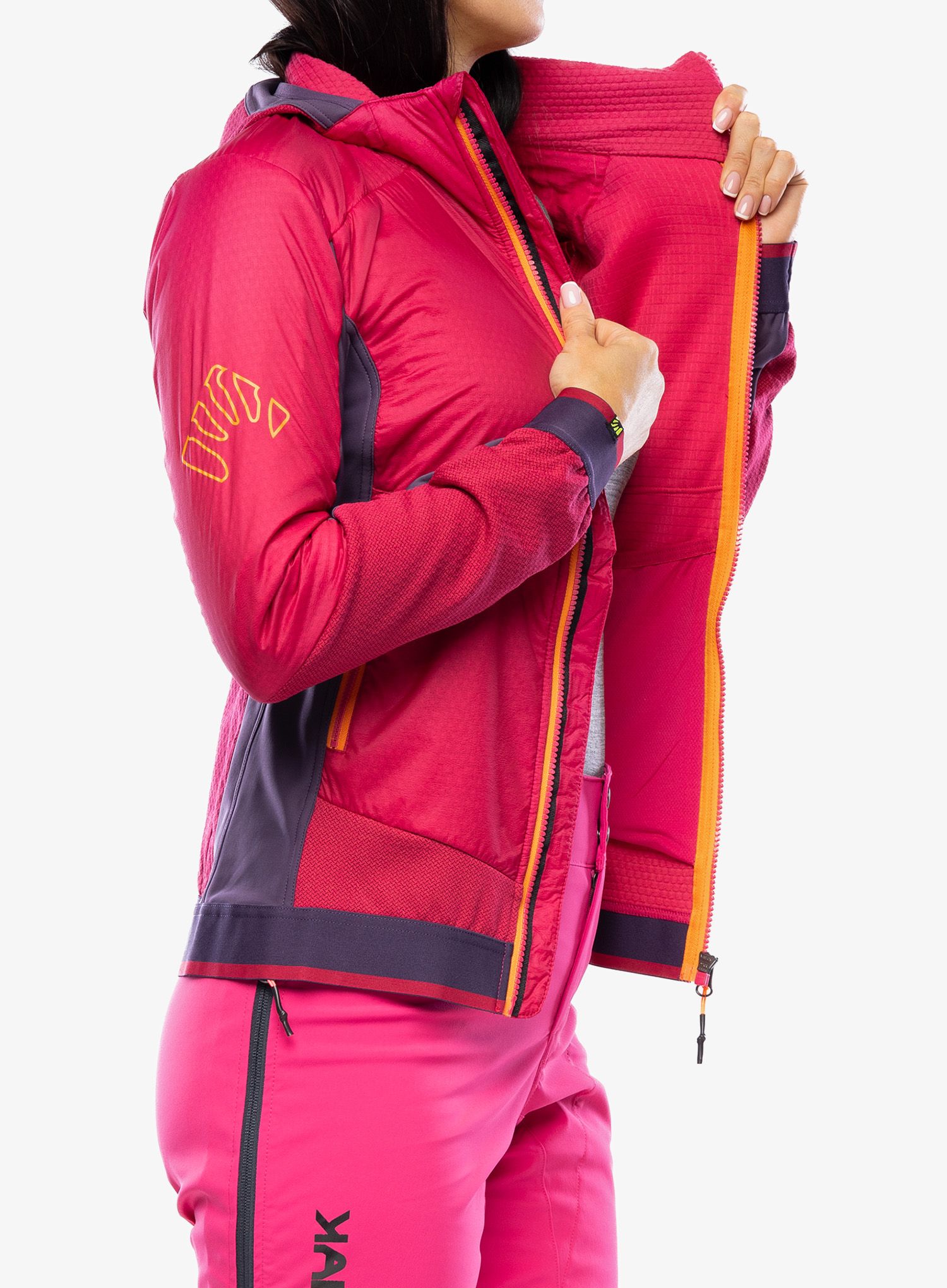 Ženska jakna za turno smučanje Karpos Alagna Plus Evo Jacket - granita/grape