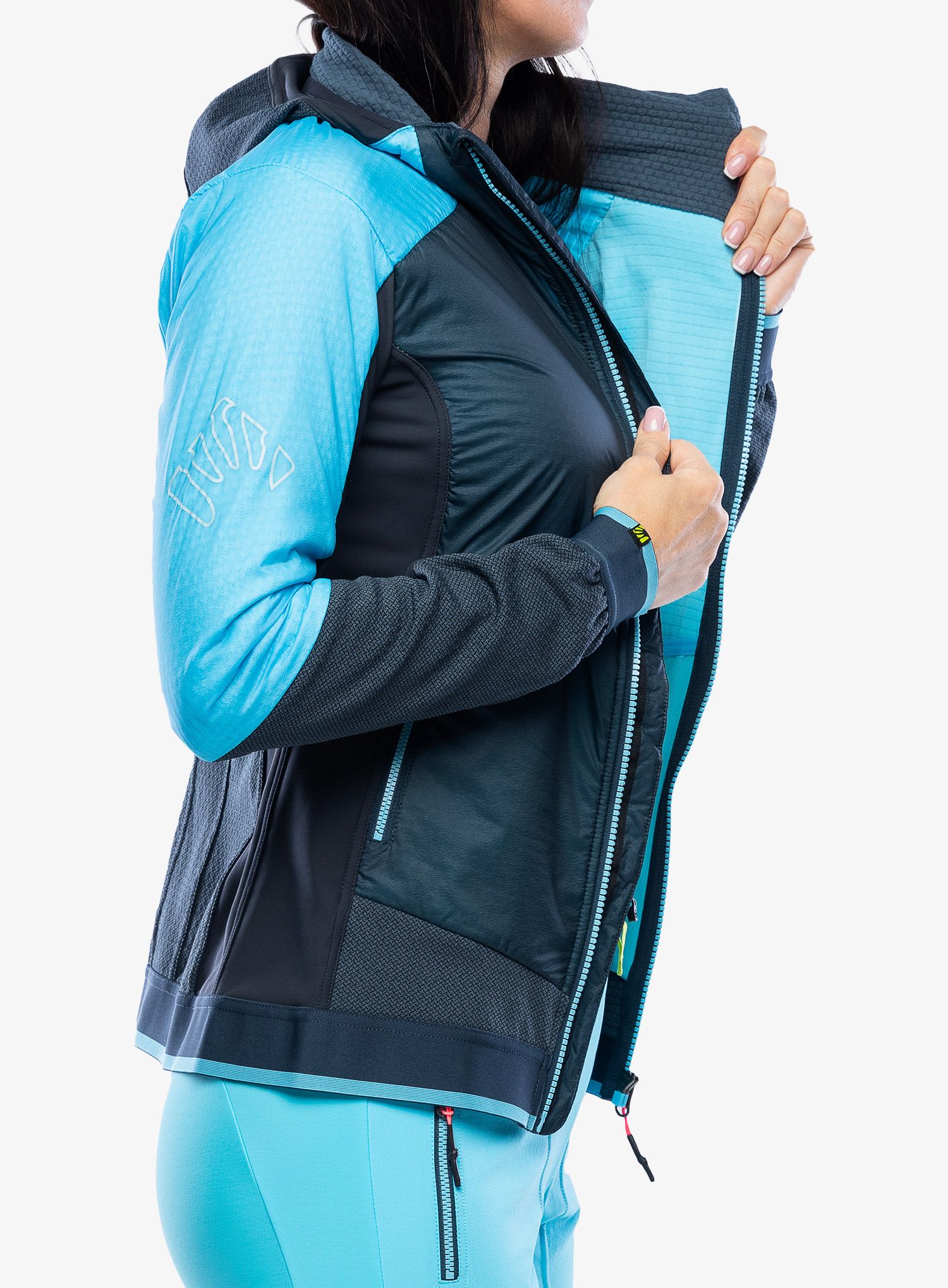 Ženska jakna za turno smučanje Karpos Alagna Plus Evo Jacket - midnight/blue atoll