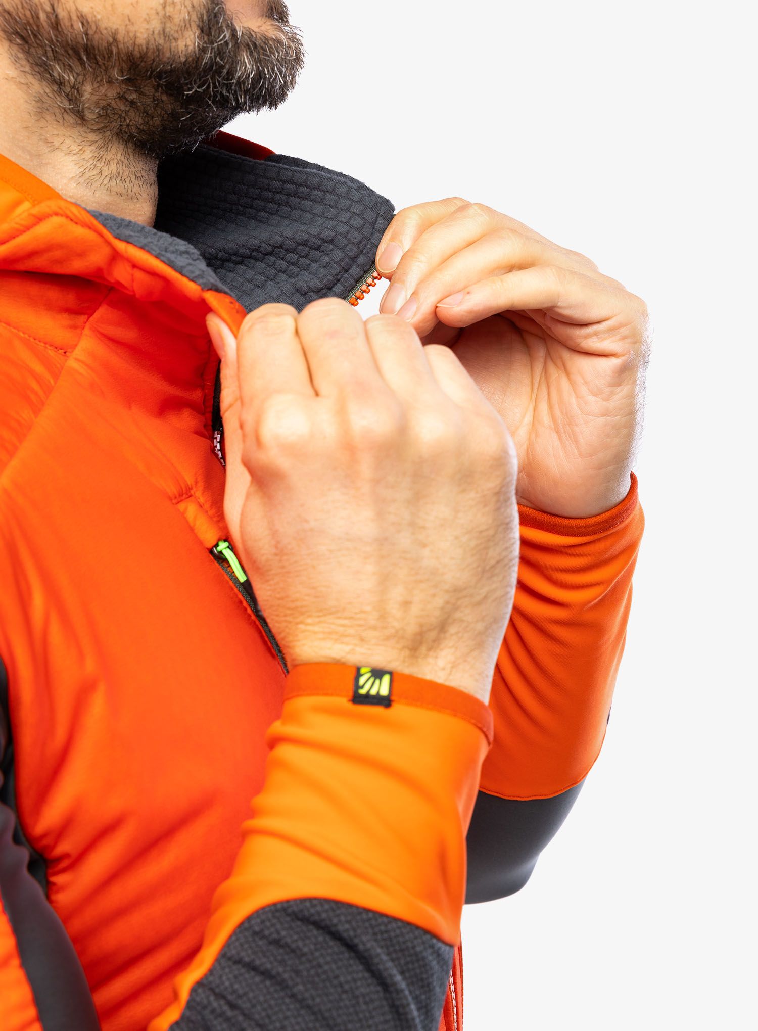 Jakna za turno smučanje Karpos Alagna Plus Evo Jacket - spicy orange/black sand