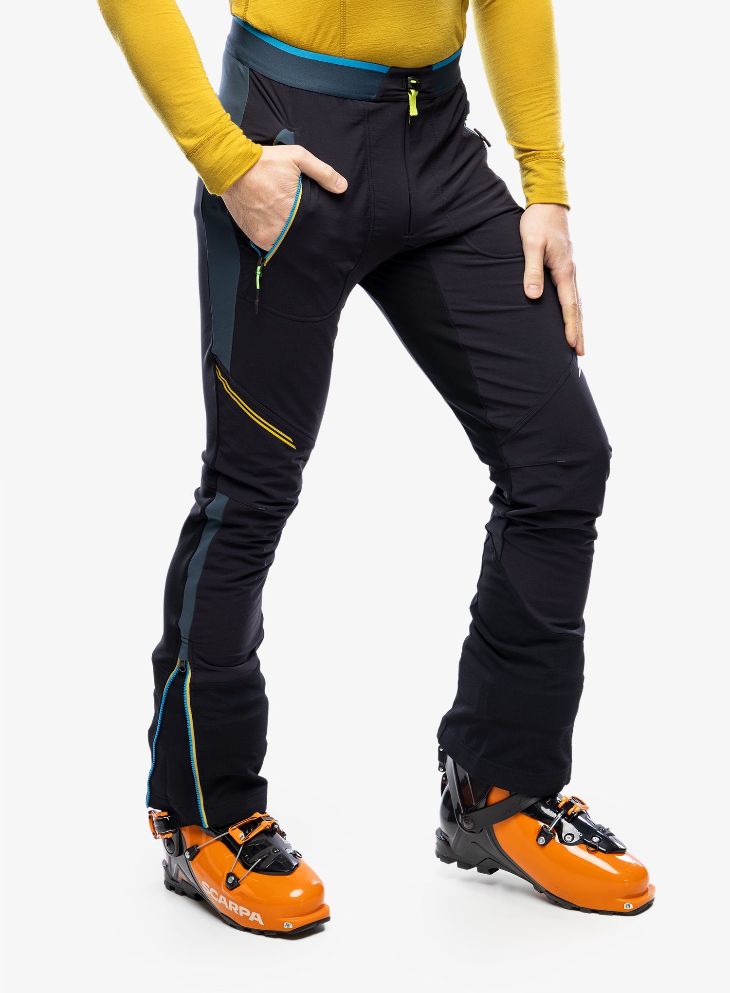 Hlače za turno smučanje Karpos Alagna Plus Evo Pant - black/midnight