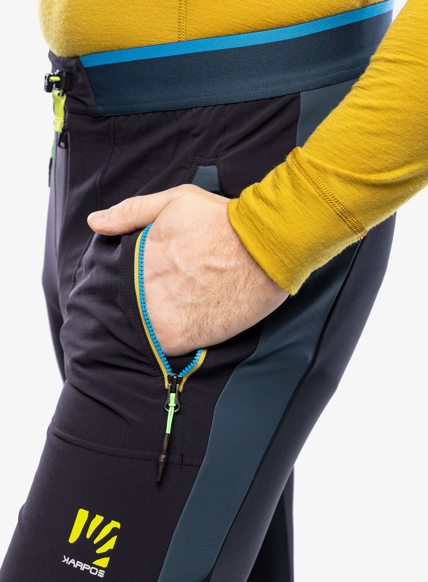 Hlače za turno smučanje Karpos Alagna Plus Evo Pant - black/midnight