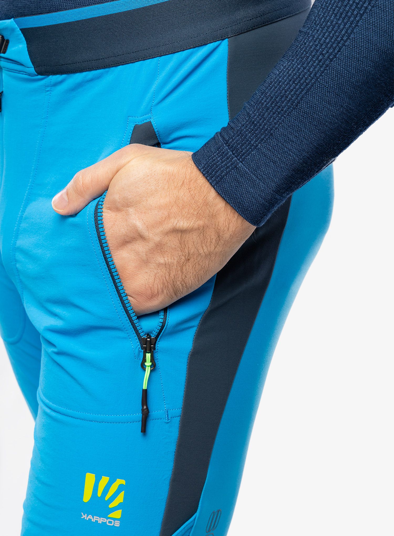 Hlače za turno smučanje Karpos Alagna Plus Evo Pant - diva blue/midnight