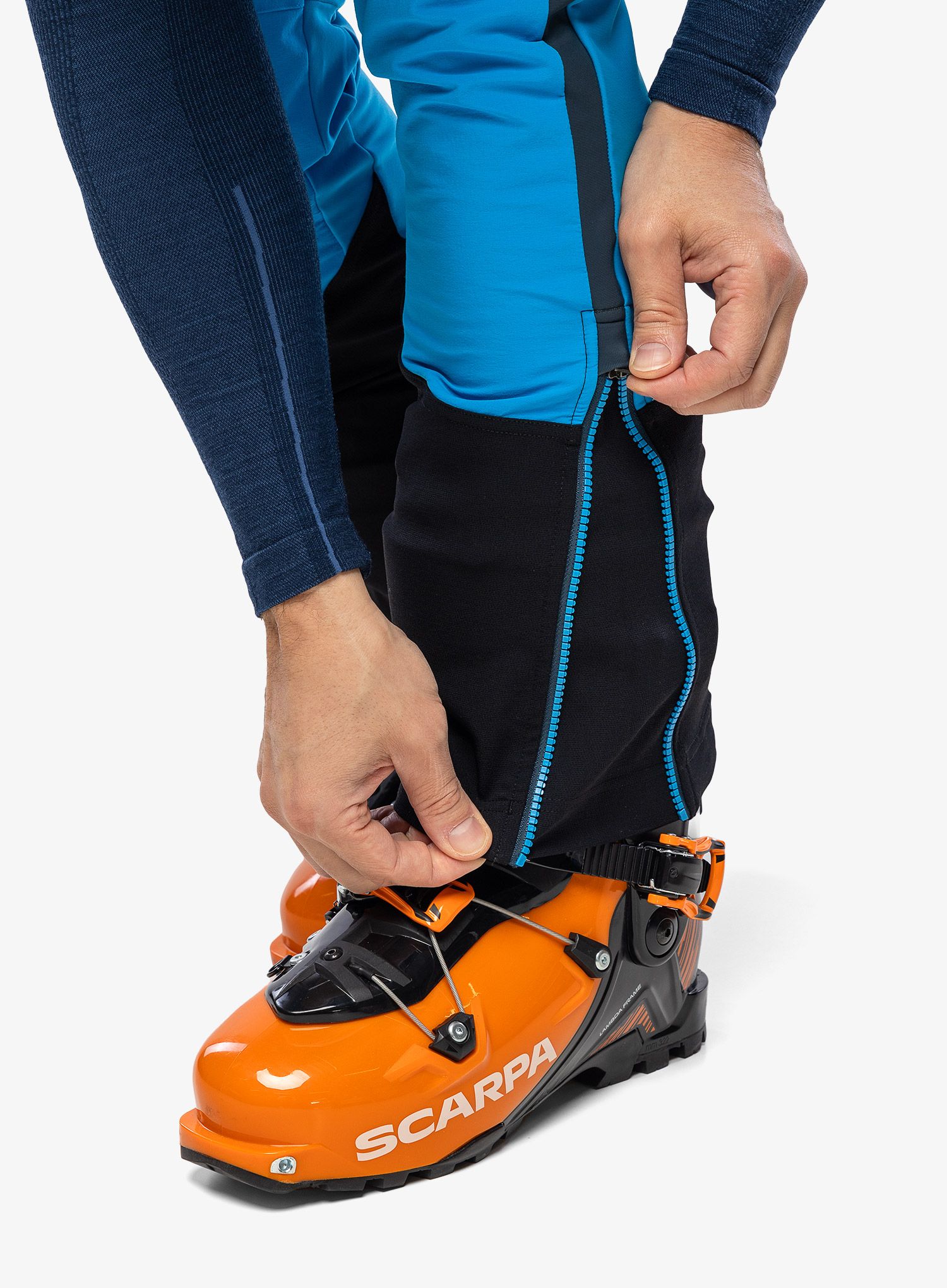 Hlače za turno smučanje Karpos Alagna Plus Evo Pant - diva blue/midnight