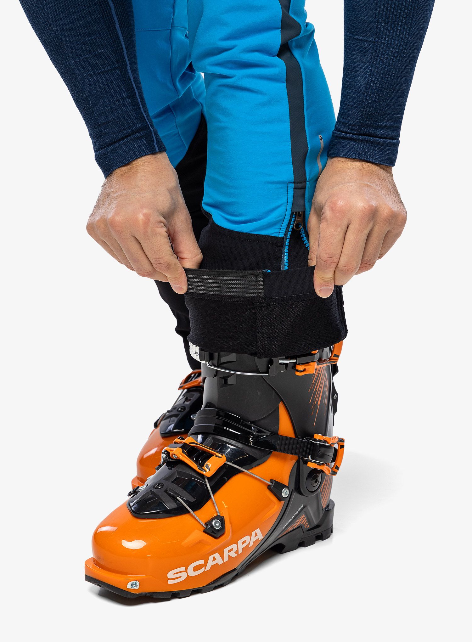 Hlače za turno smučanje Karpos Alagna Plus Evo Pant - diva blue/midnight