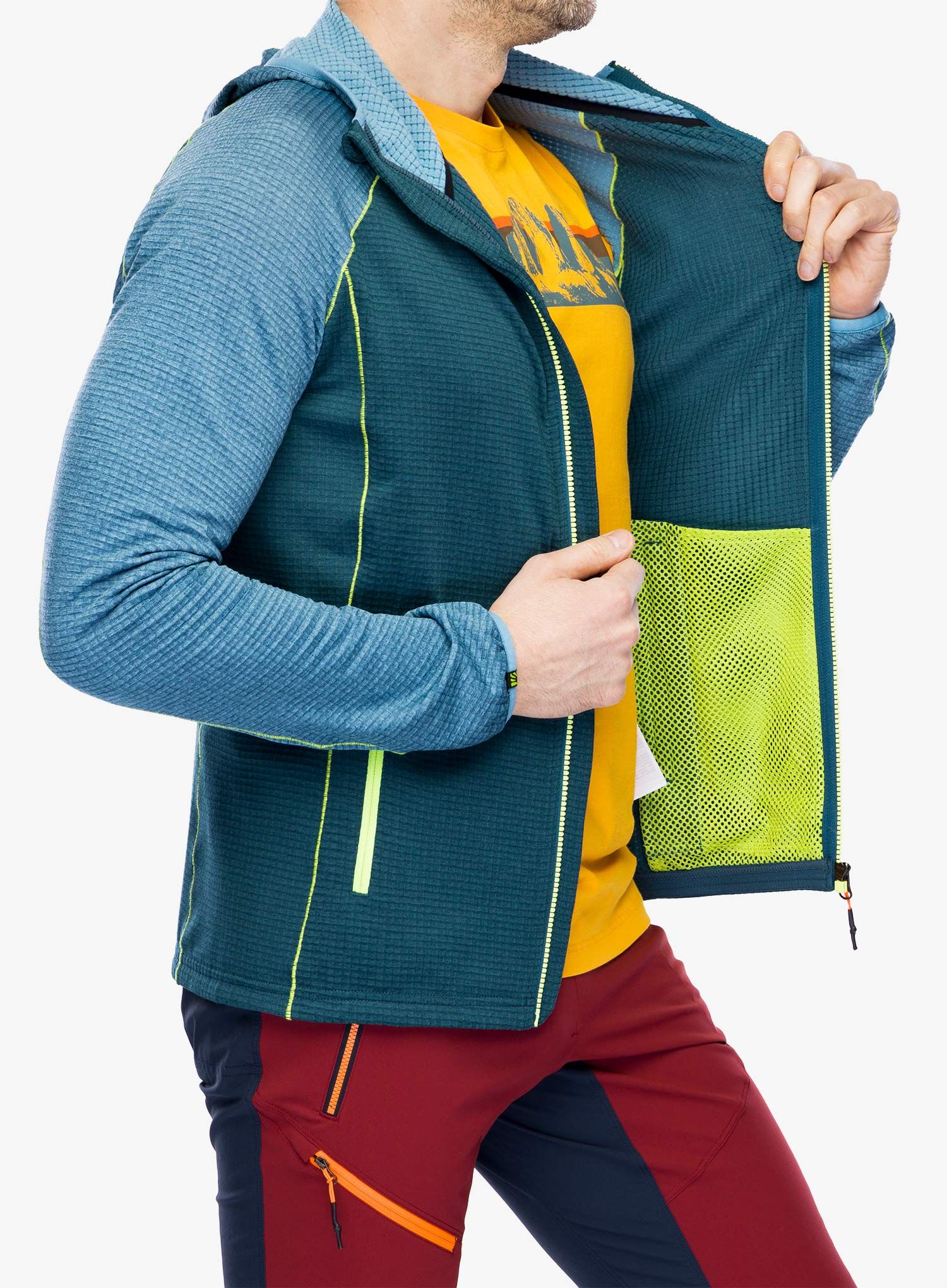 Jopica s kapuco Karpos Ambrizzola Full-Zip Hoodie - stargazer/niagara