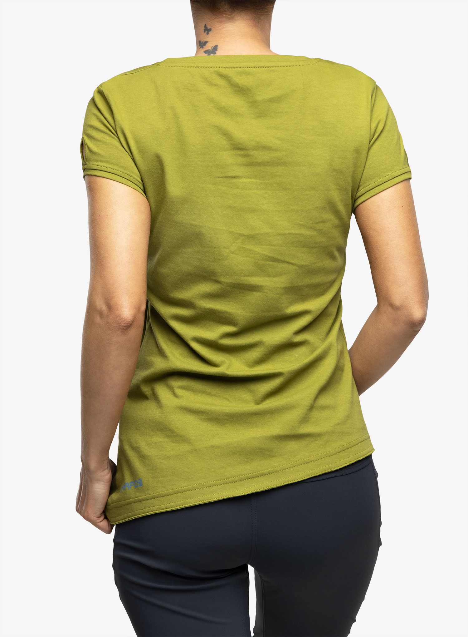Ženska bombažna majica Karpos Anemone Evo T-shirt - guacamole