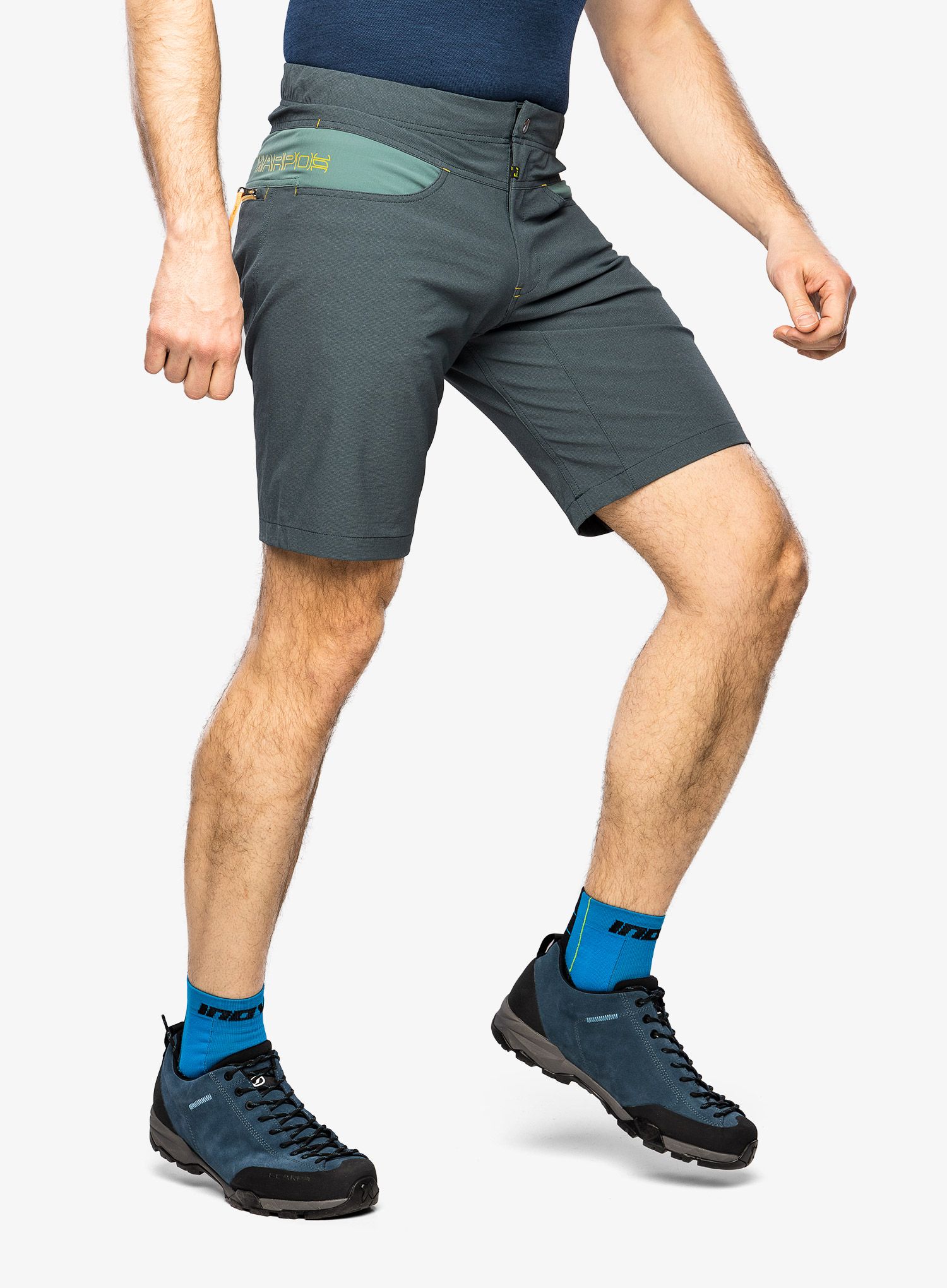Moške kratke hlače Karpos Dolada Bermuda - dark slate/nrth atlantic/lemon
