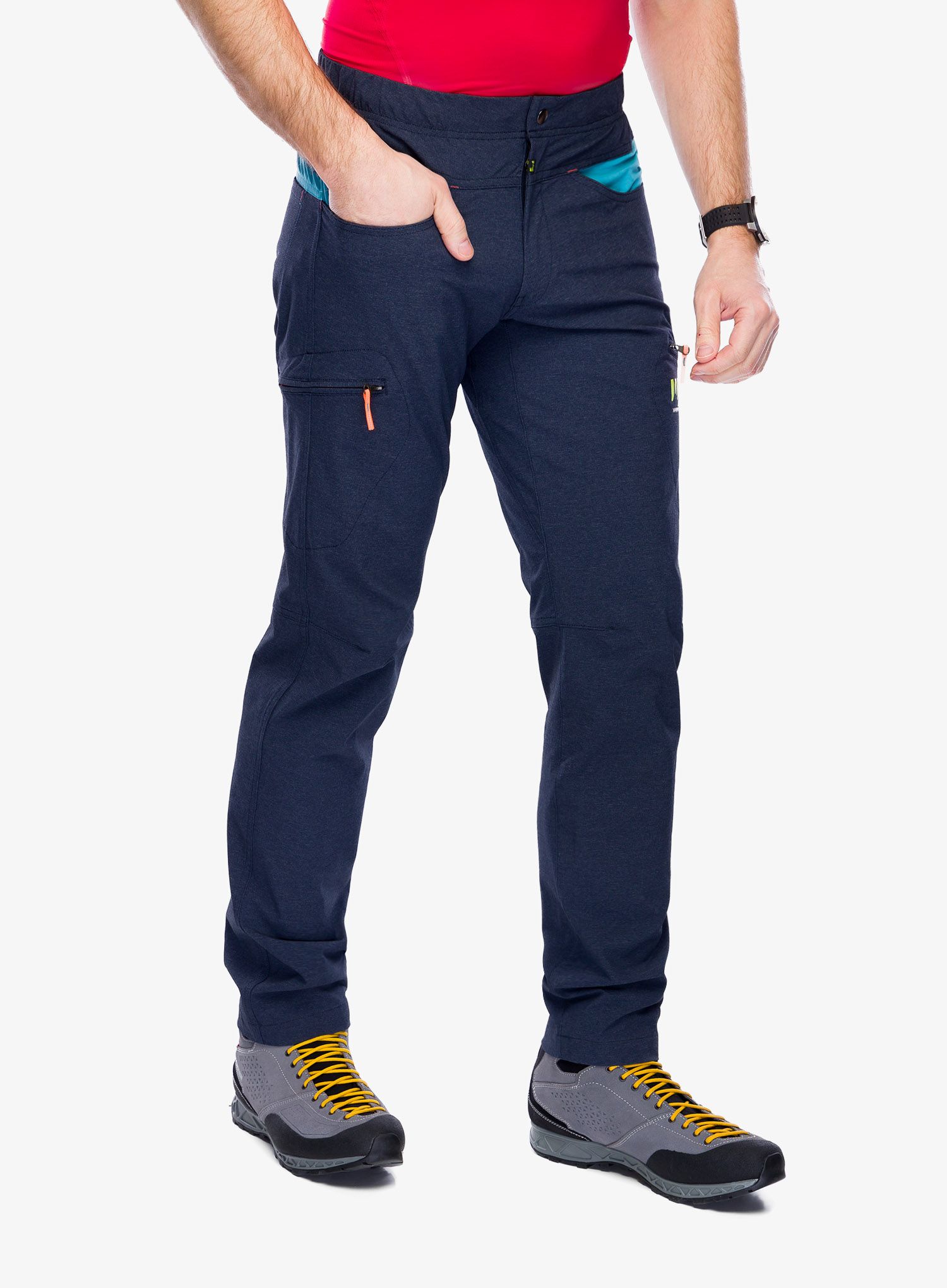 Pohodne hlače Karpos Dolada Pant - outer space/larkspur