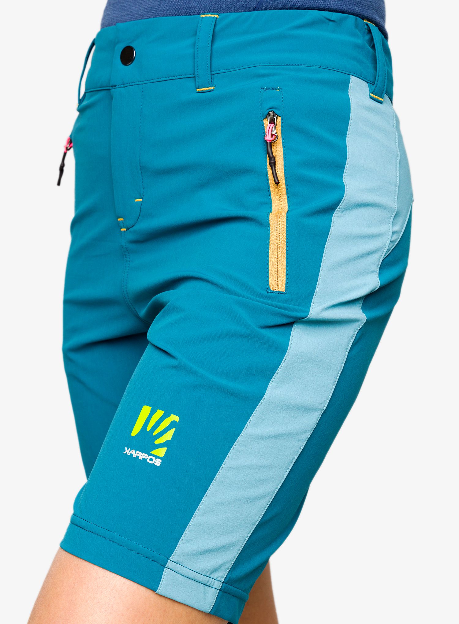 Ženske pohodniške kratke hlače Karpos Fantasia Bermuda - corsair/adriatic blue
