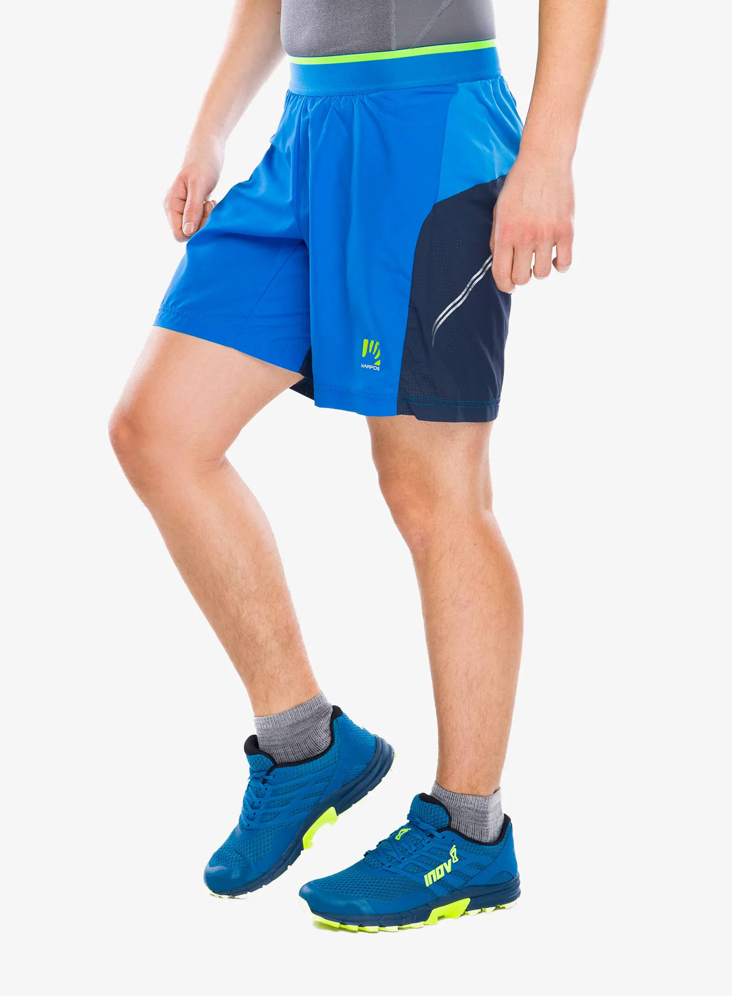 Moške tekaške kratke hlače Karpos Fast Evo Short - indigo bunting/outer space