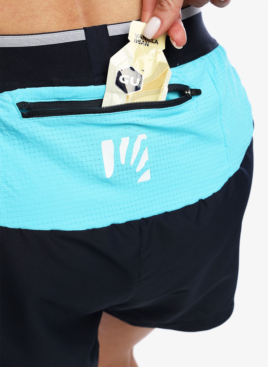 Ženske tekaške kratke hlače Karpos Fast Evo Shorts - sky captain/blue atoll