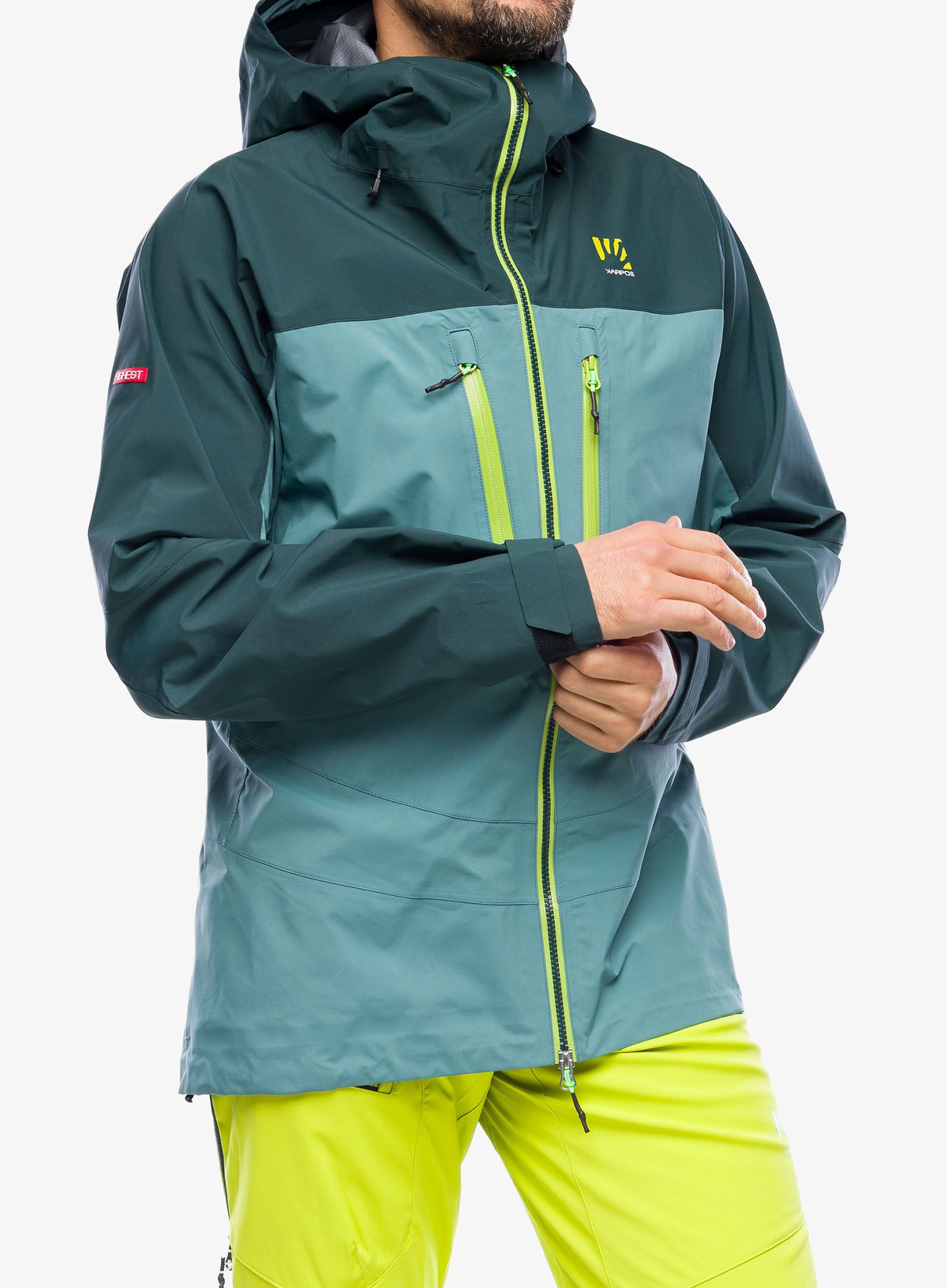 Nepremočljiva jakna Karpos Highest GORE-TEX Shell Jacket - atlantic/forest