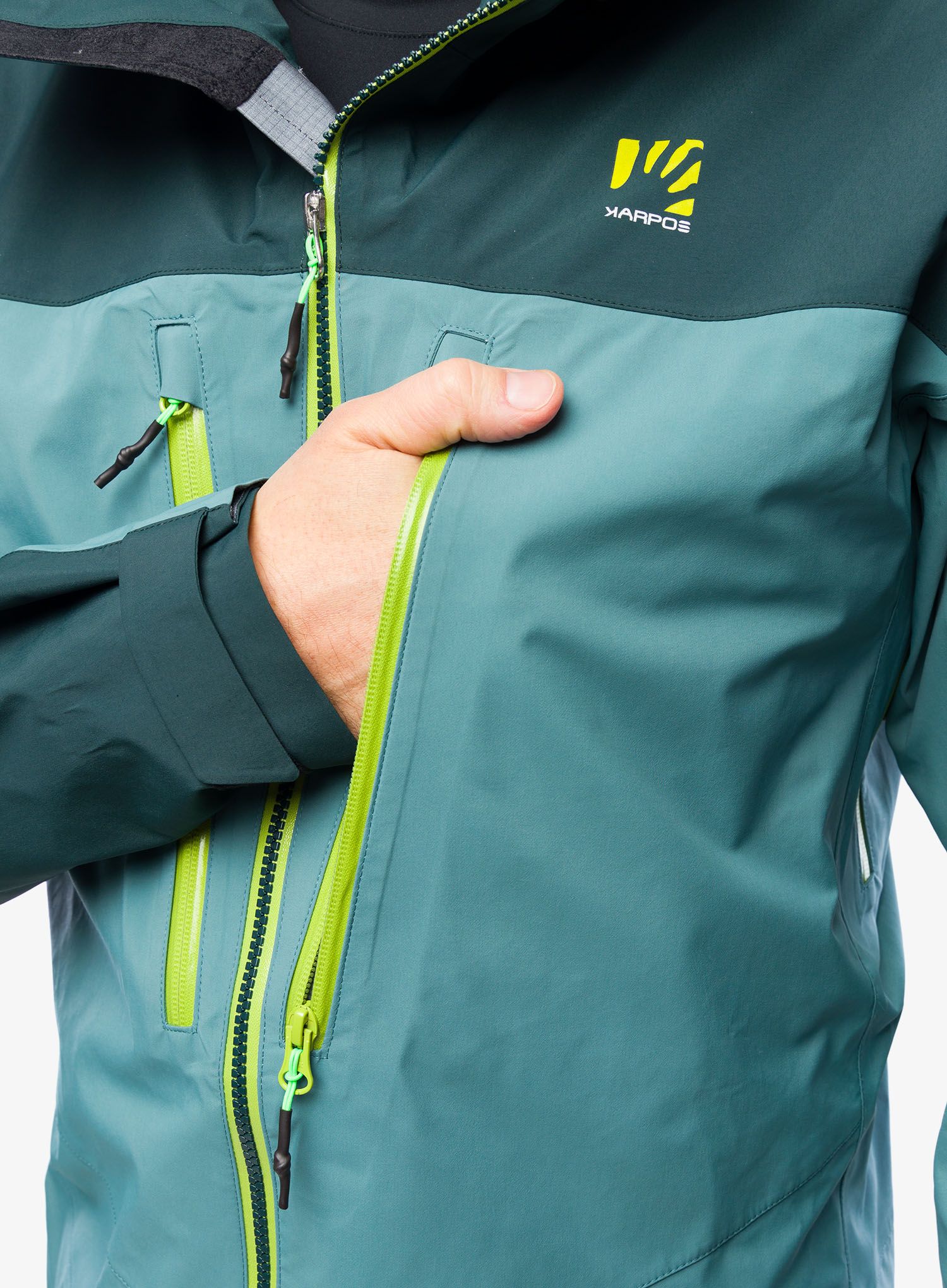 Nepremočljiva jakna Karpos Highest GORE-TEX Shell Jacket - atlantic/forest