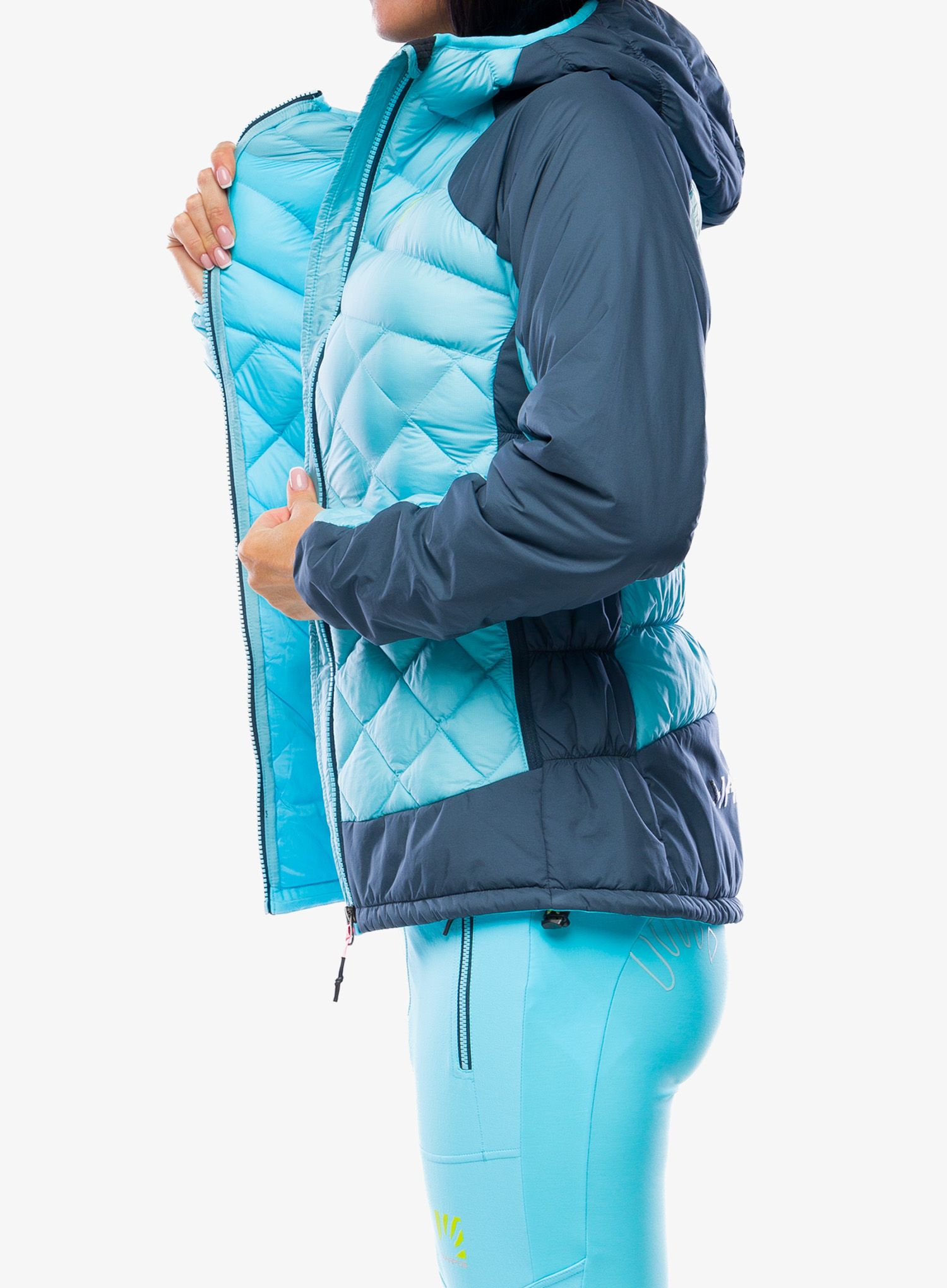 Ženska sintetična jakna Karpos Lastei Active Plus Jacket - blue atoll/midnight