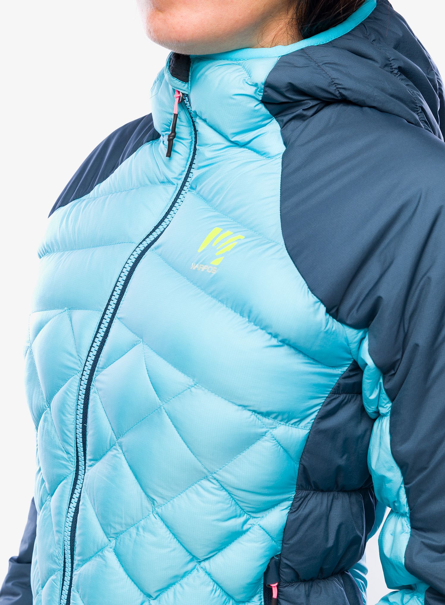 Ženska sintetična jakna Karpos Lastei Active Plus Jacket - blue atoll/midnight