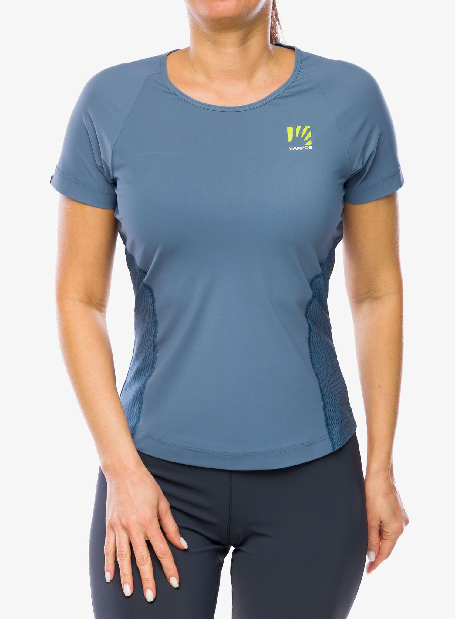 Ženska tekaška majica Karpos Lavaredo Evo Jersey - bluefin
