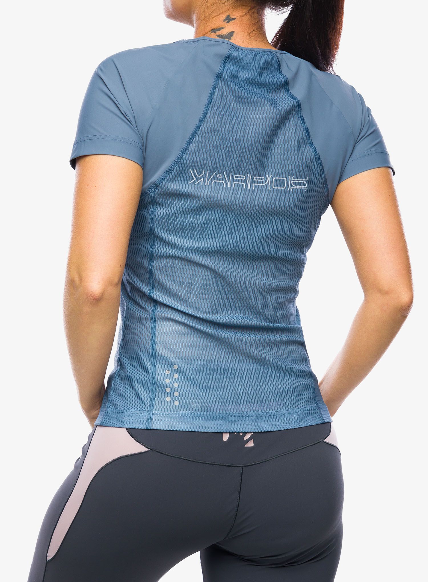 Ženska tekaška majica Karpos Lavaredo Evo Jersey - bluefin