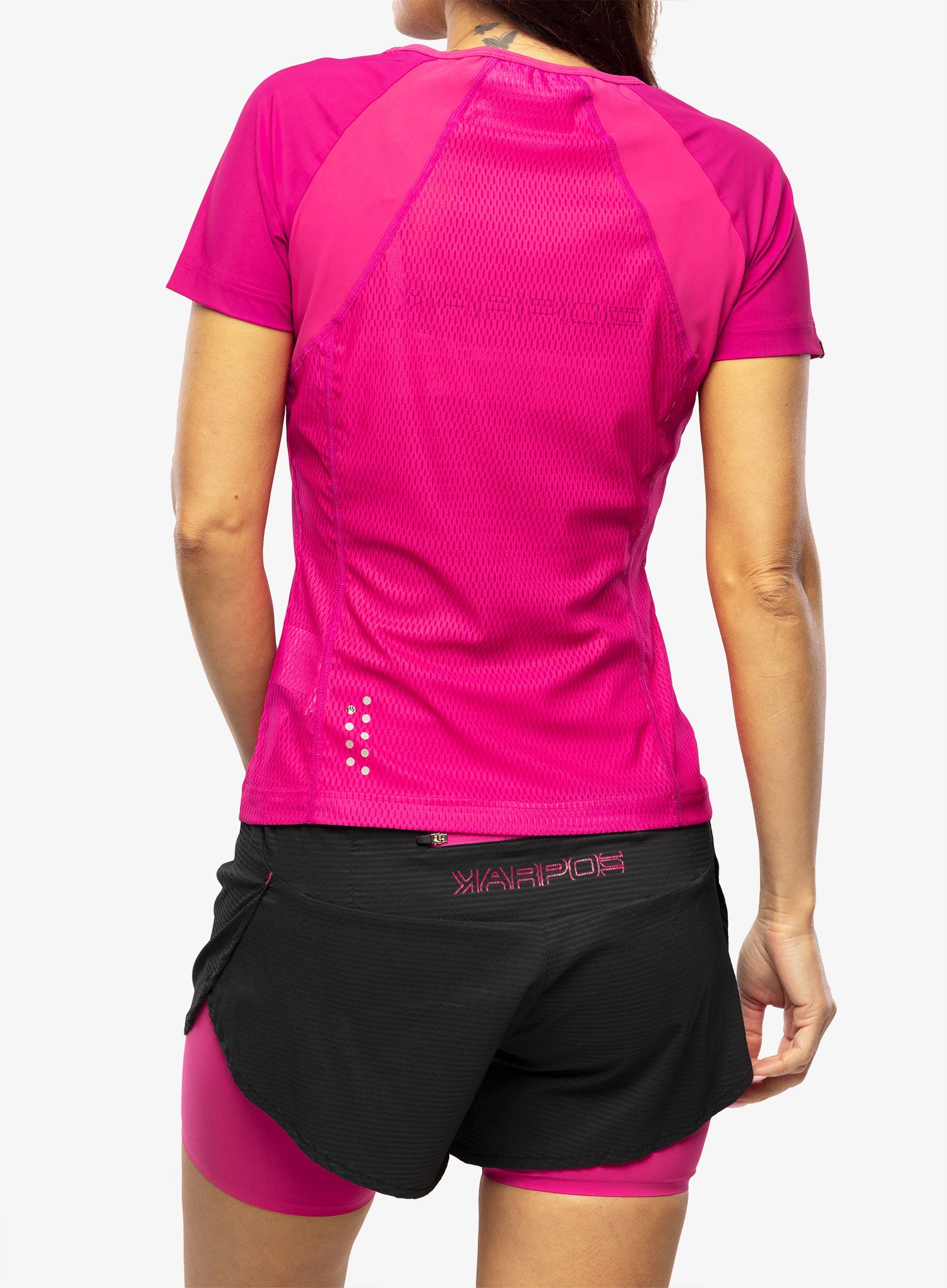 Ženska športna majica Karpos Lavaredo Evo Jersey - innuendo/cherries jubilee