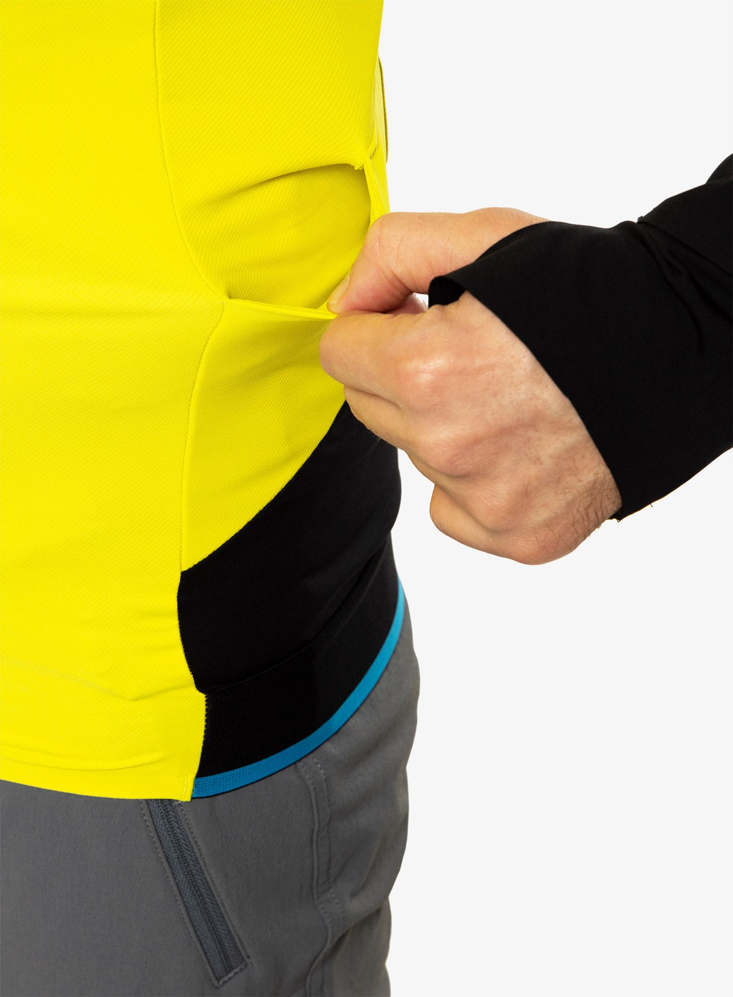 Flis Karpos Lavaredo Fleece - sulphur spring/black