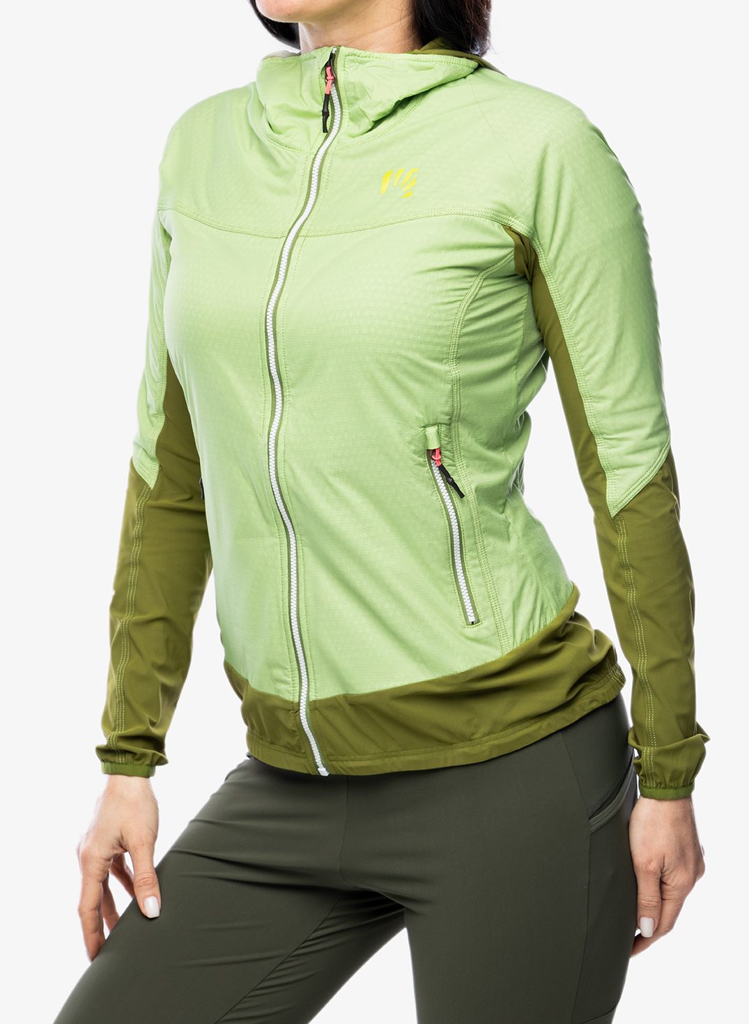 Ženska hibridna jakna Karpos Lavaredo Jacket - arcadian/cedar green