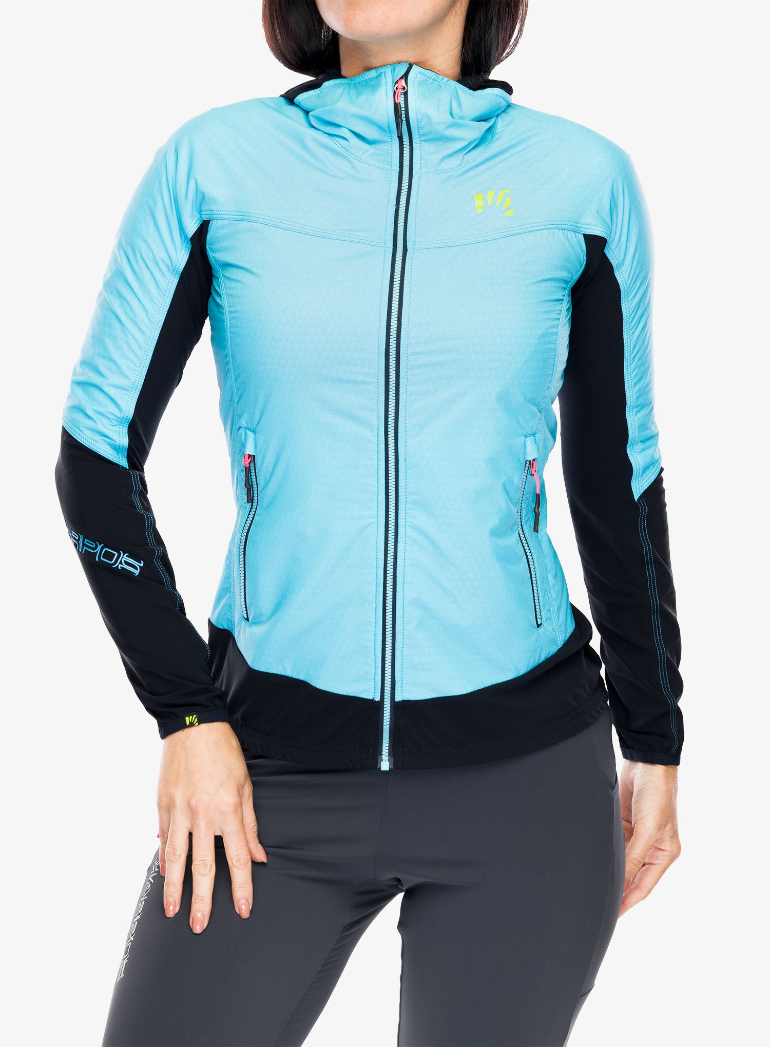 Ženska hibridna jakna Karpos Lavaredo Jacket - blue atoll/sky captain