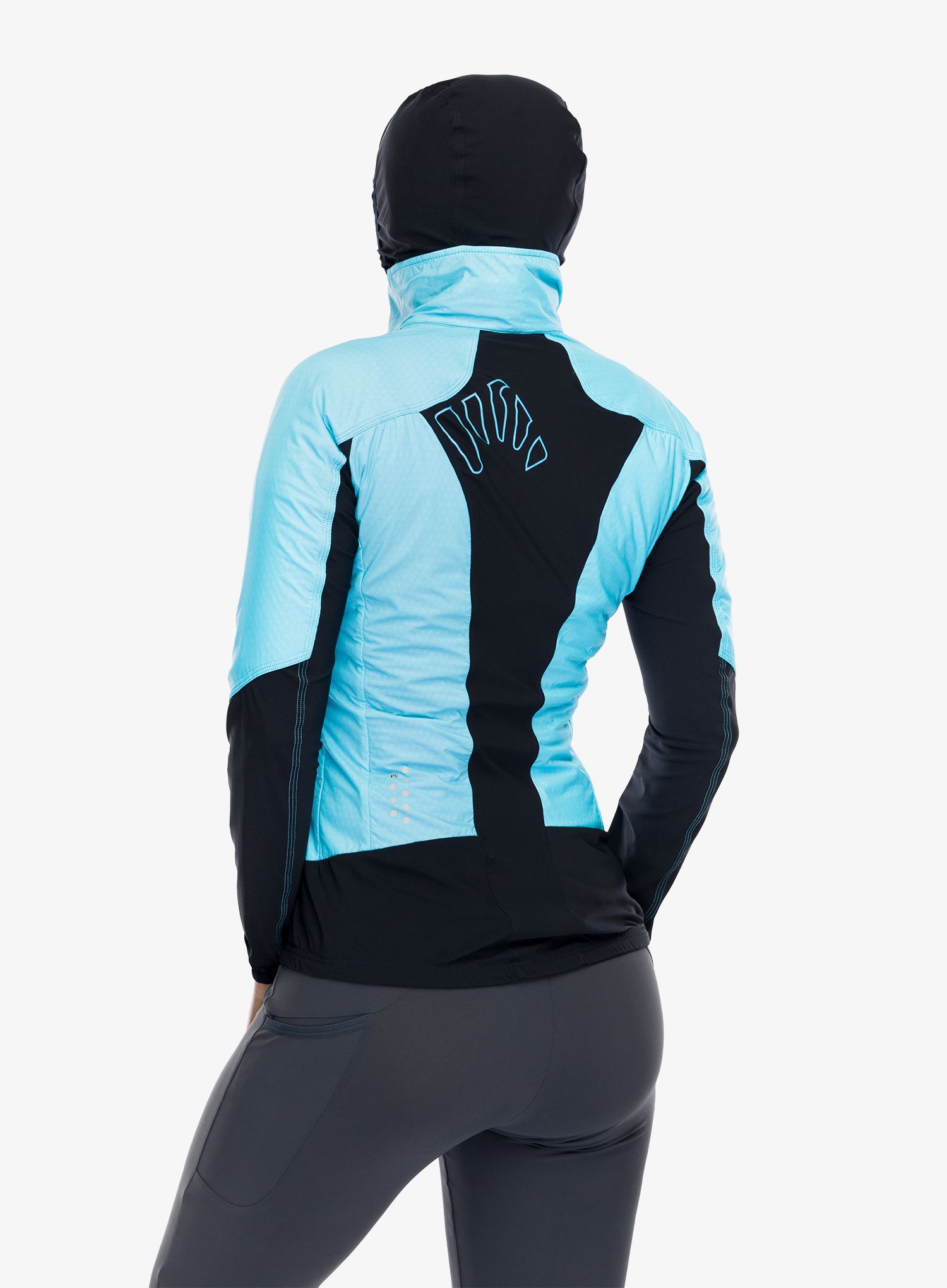 Ženska hibridna jakna Karpos Lavaredo Jacket - blue atoll/sky captain