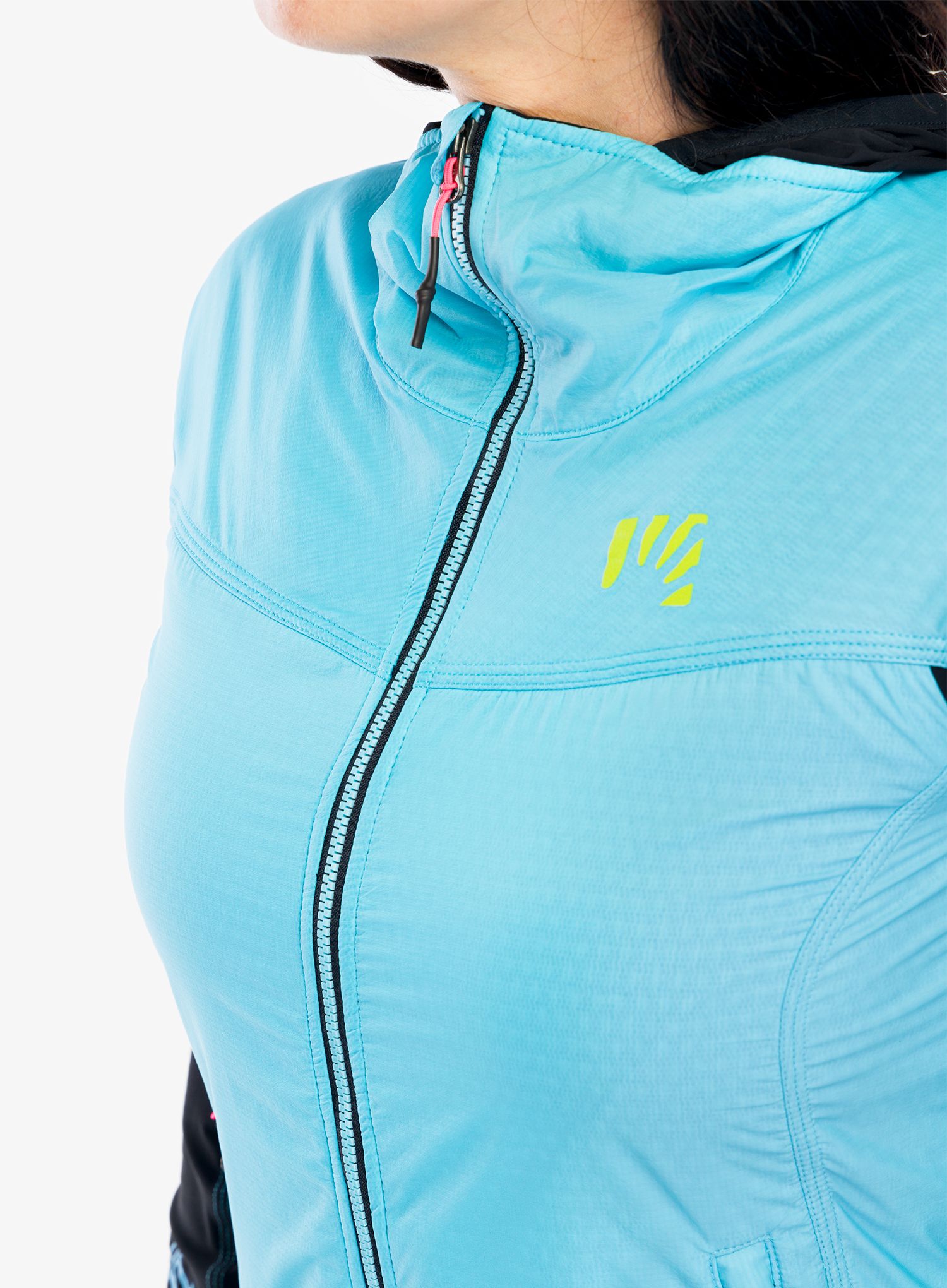 Ženska hibridna jakna Karpos Lavaredo Jacket - blue atoll/sky captain