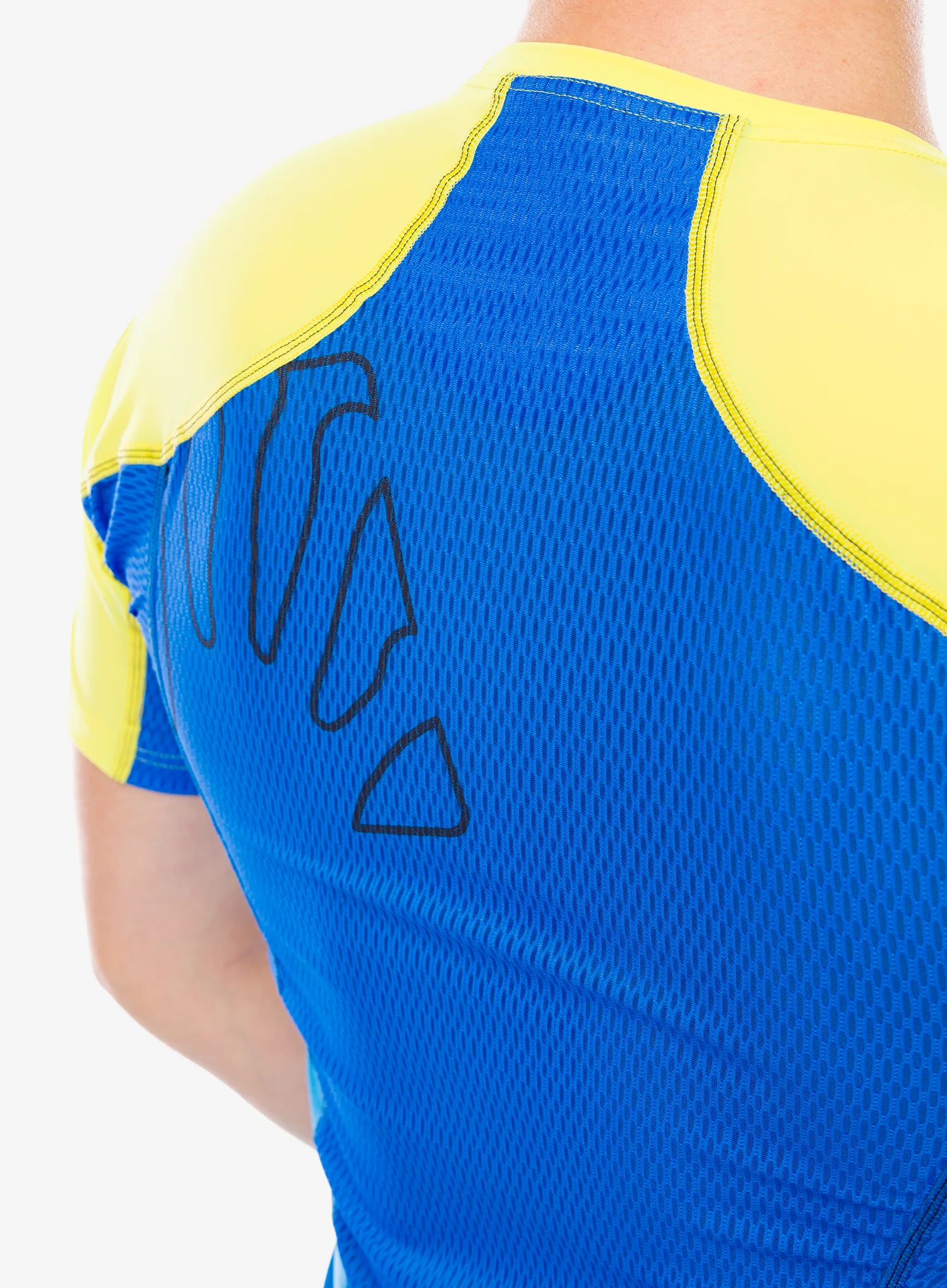 Tekaška majica Karpos Lavaredo Jersey - indigo bunting/high visibility