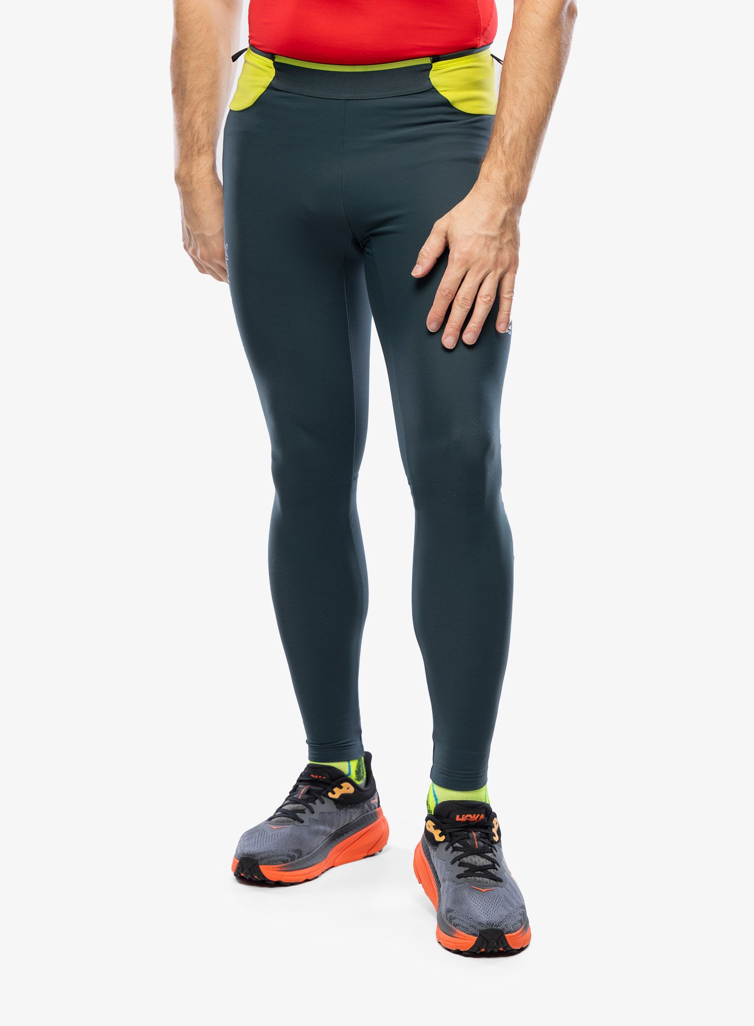 Tekaške pajkice Karpos Lavaredo Plus Winter Tight - forest/kiwi colada