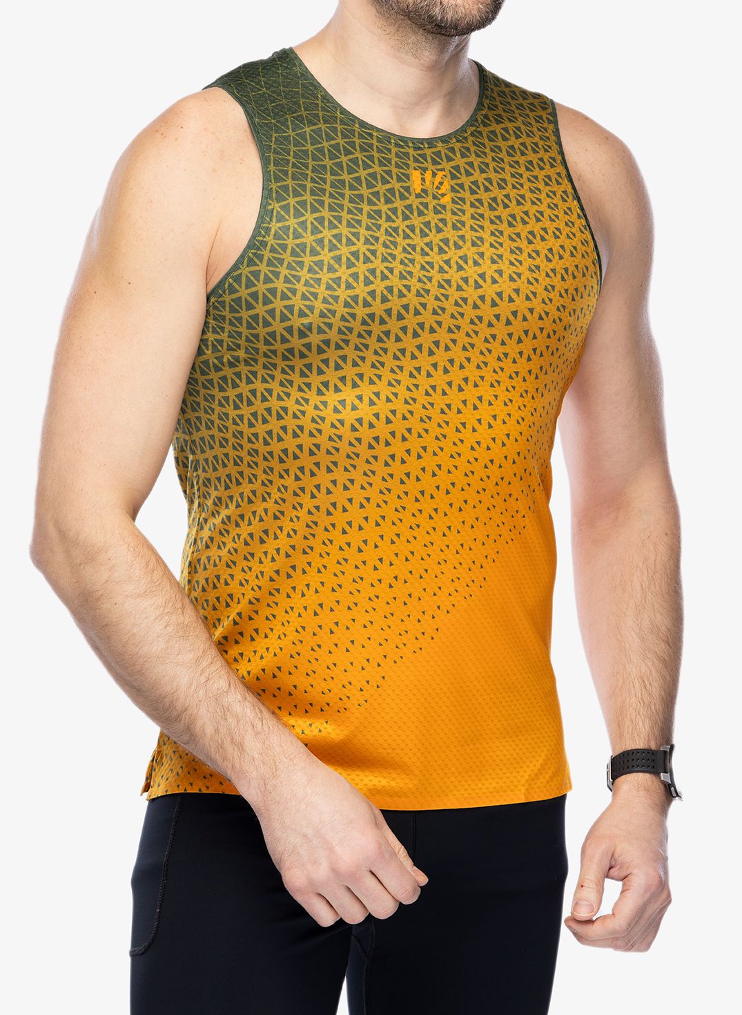 Tekaška majica Karpos Lavaredo Ultra Tank - radiant/rifle green