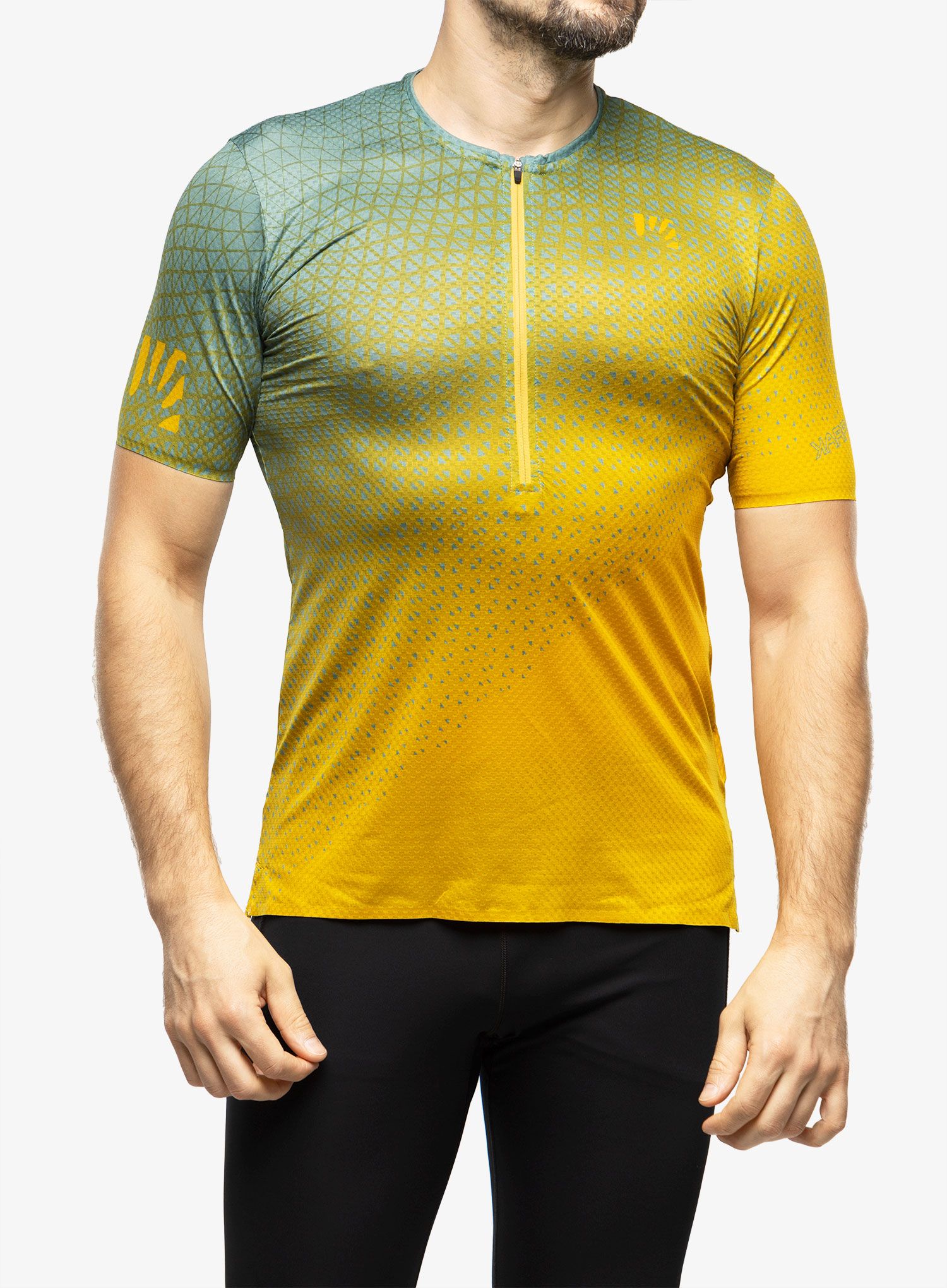 Tekaška majica Karpos Lavaredo Ultra Tech Jersey - lemon curry/dark slate