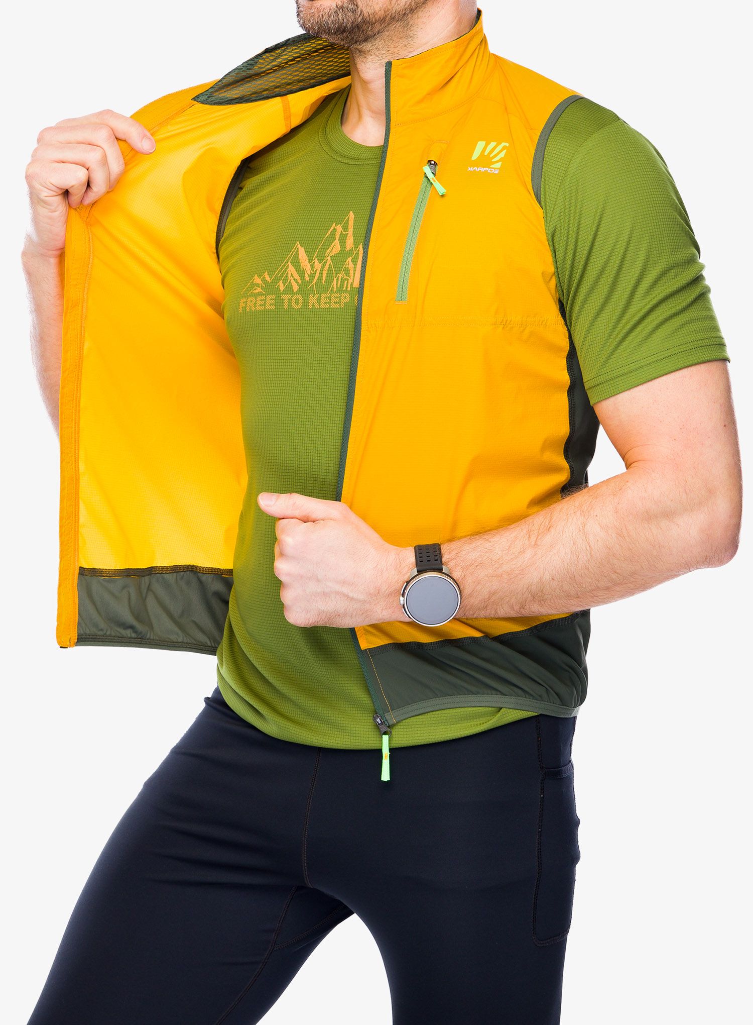 Brezrokavnik Karpos Lavaredo Vest - radiant/rifle green