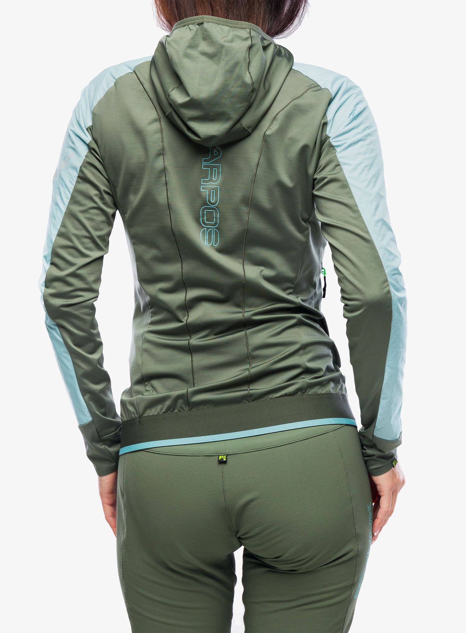 Ženska jakna za tek Karpos Lavaredo Winter Jacket - aqua sky/thyme